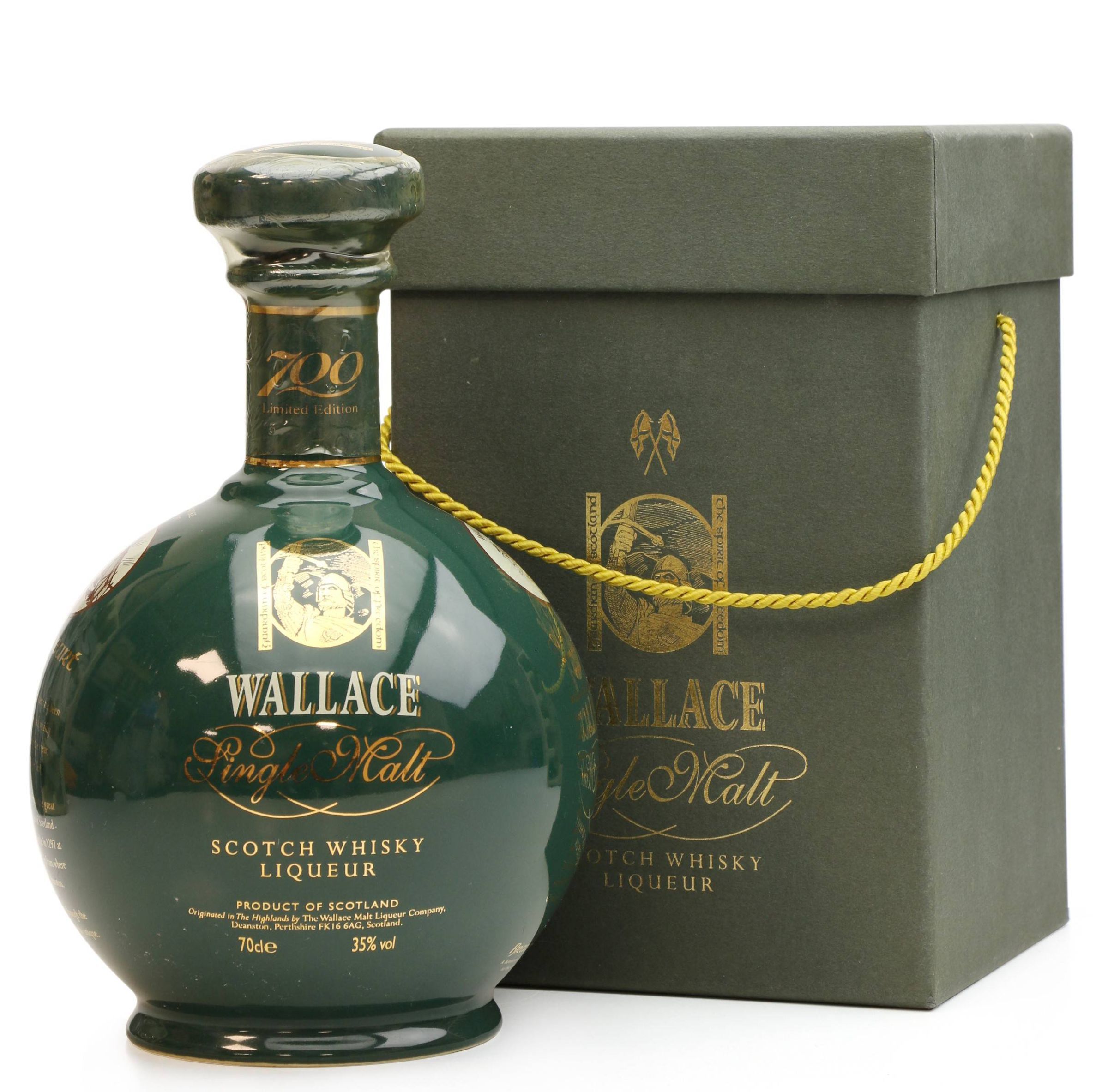Wallace 700th Limited Edition Decanter Wallace Braveheart Collection The Battle Of Stirling Bridge 1297 1997