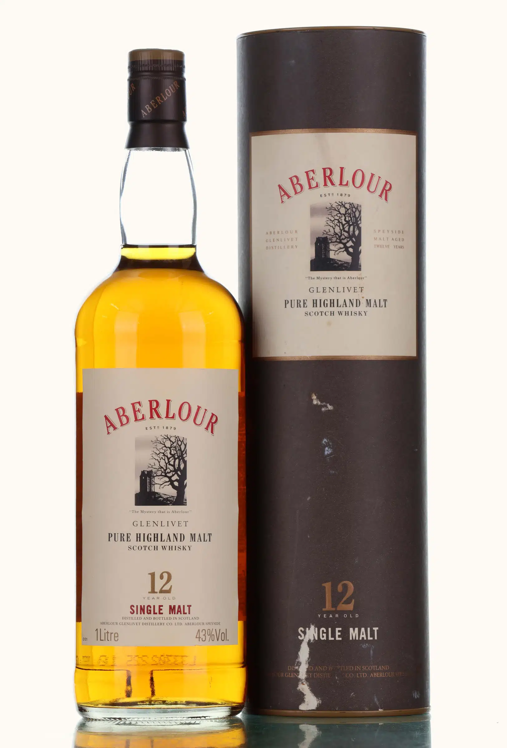 Aberlour 12 Year Old, Official Bottling, 43% whisky bottle