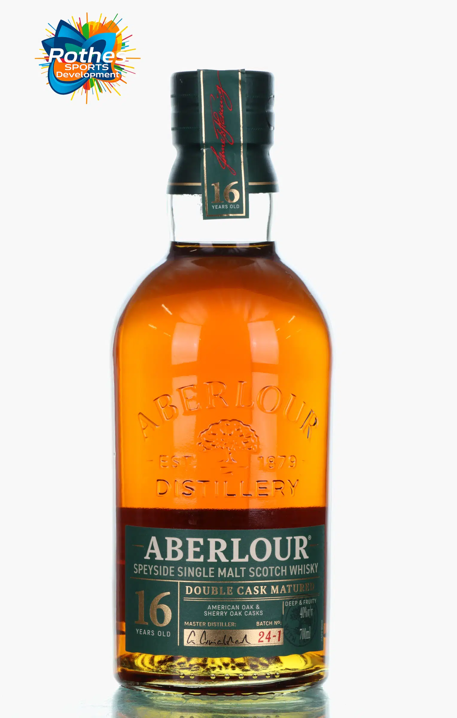 Aberlour 16 Year Old Double Cask Matured, Batch No. 24-1, 2024, 40% whisky bottle