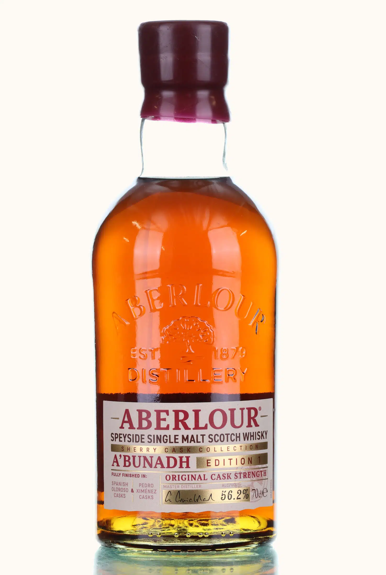 Aberlour A'Bunadh Sherry Cask Collection Batch #1, Sherry Cask, Batch Batch #1, 2025, 56.2% whisky bottle