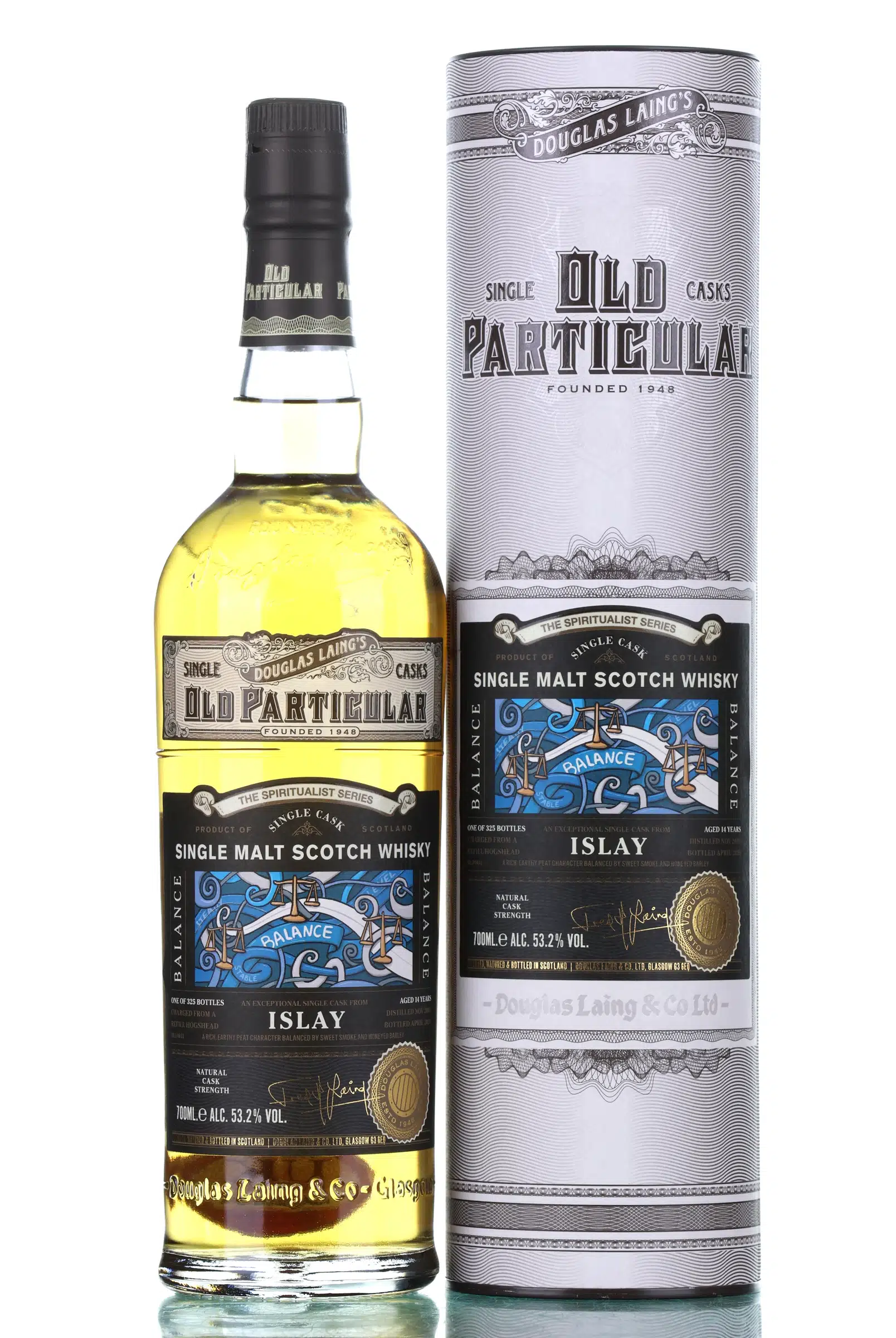 An Islay The Spiritualist Series 14 Year Old, Refill Hogshead Cask, 2005, Douglas Laing, 53.2%