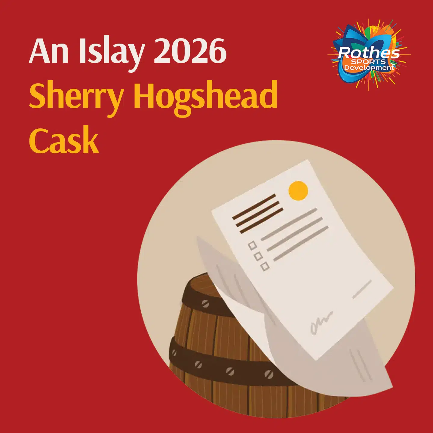 An Islay Sherry Hogshead Cask, 2026, Caley Cask, 63.5% whisky bottle