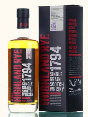 Arbikie 1794 Highland Rye 2020 Release