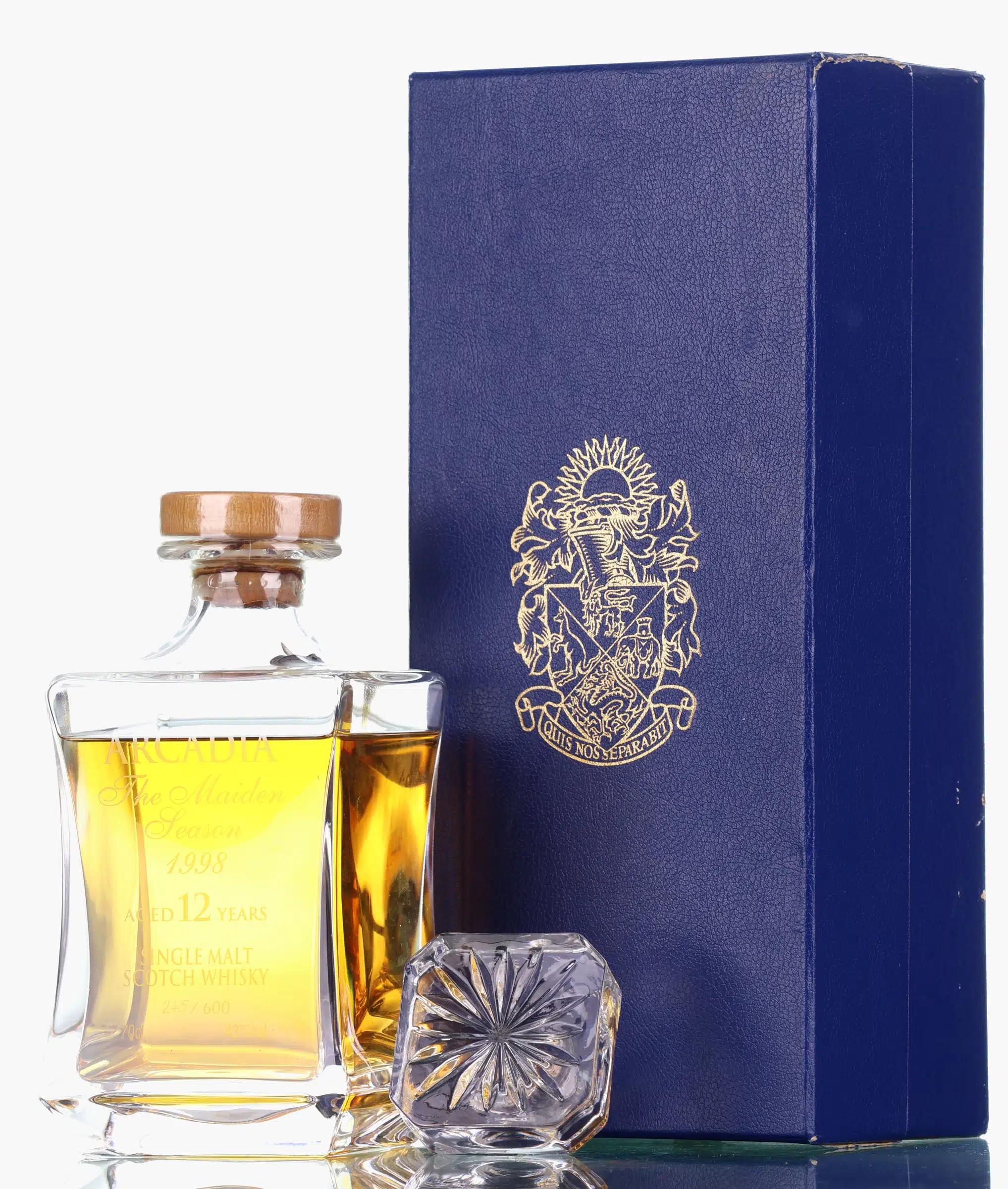 Arcadia The Maiden Season 12 Year Old, 2010, 43% whisky bottle