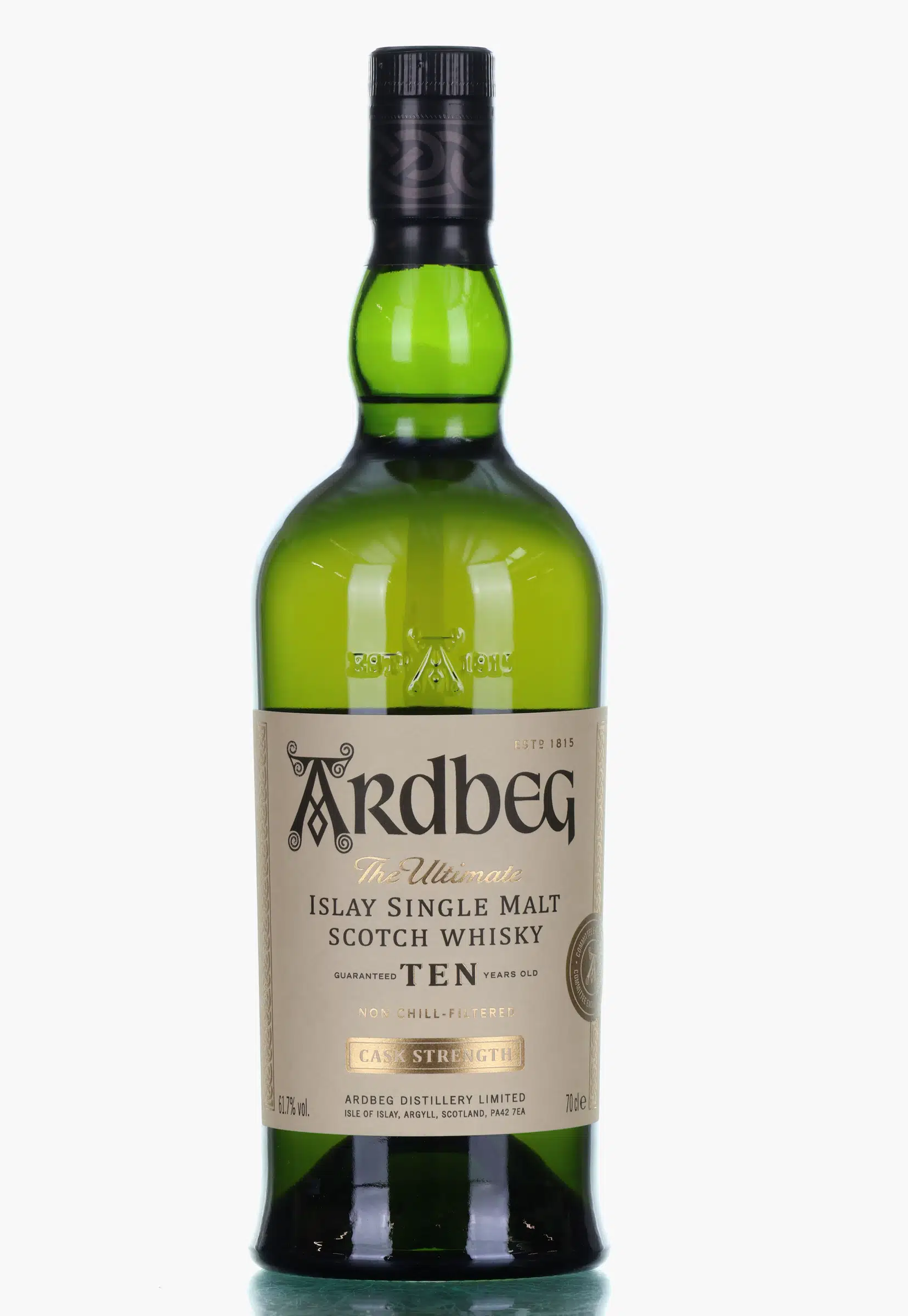 Ardbeg 10 Year Old Cask Strength Committee Release, American Oak Ex-Bourbon Cask, 2026, 61.7% whisky bottle