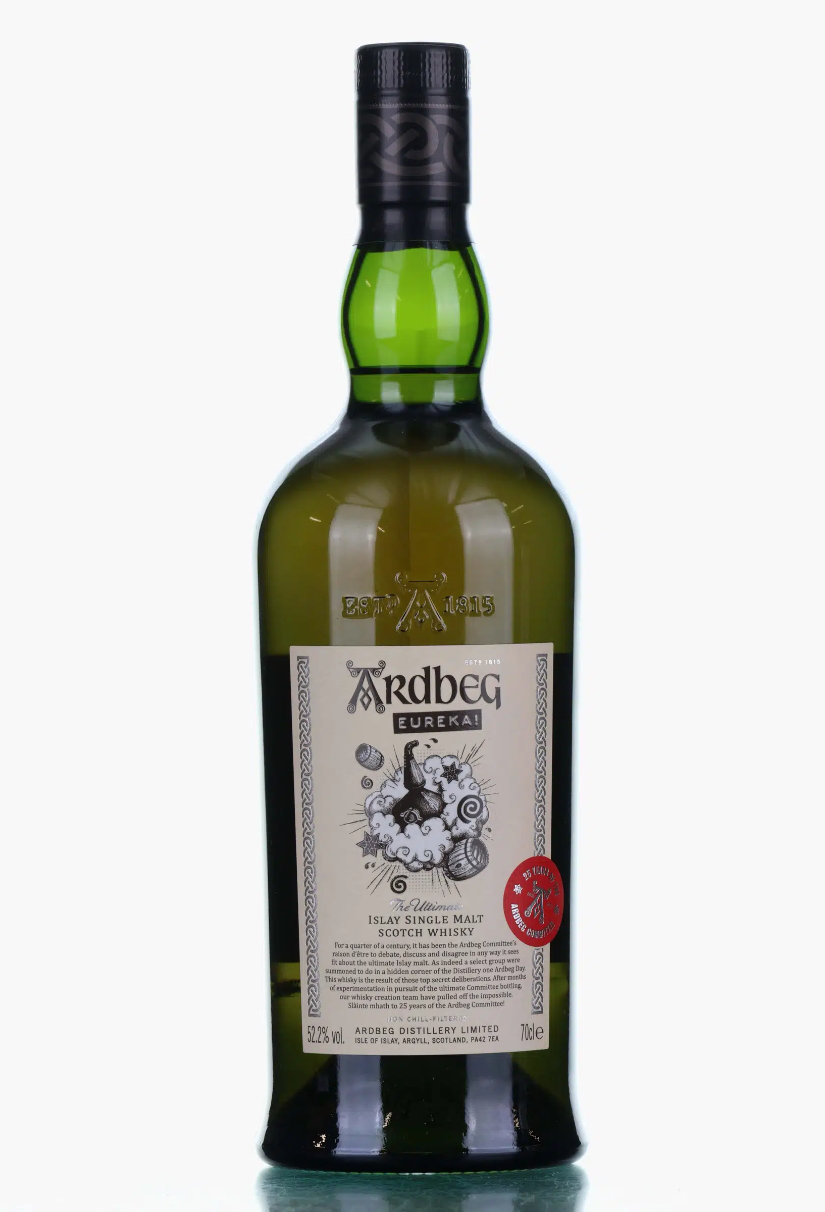 Ardbeg Eureka! 25th Anniversary Committee Bottling, 2025, 52.2% whisky bottle