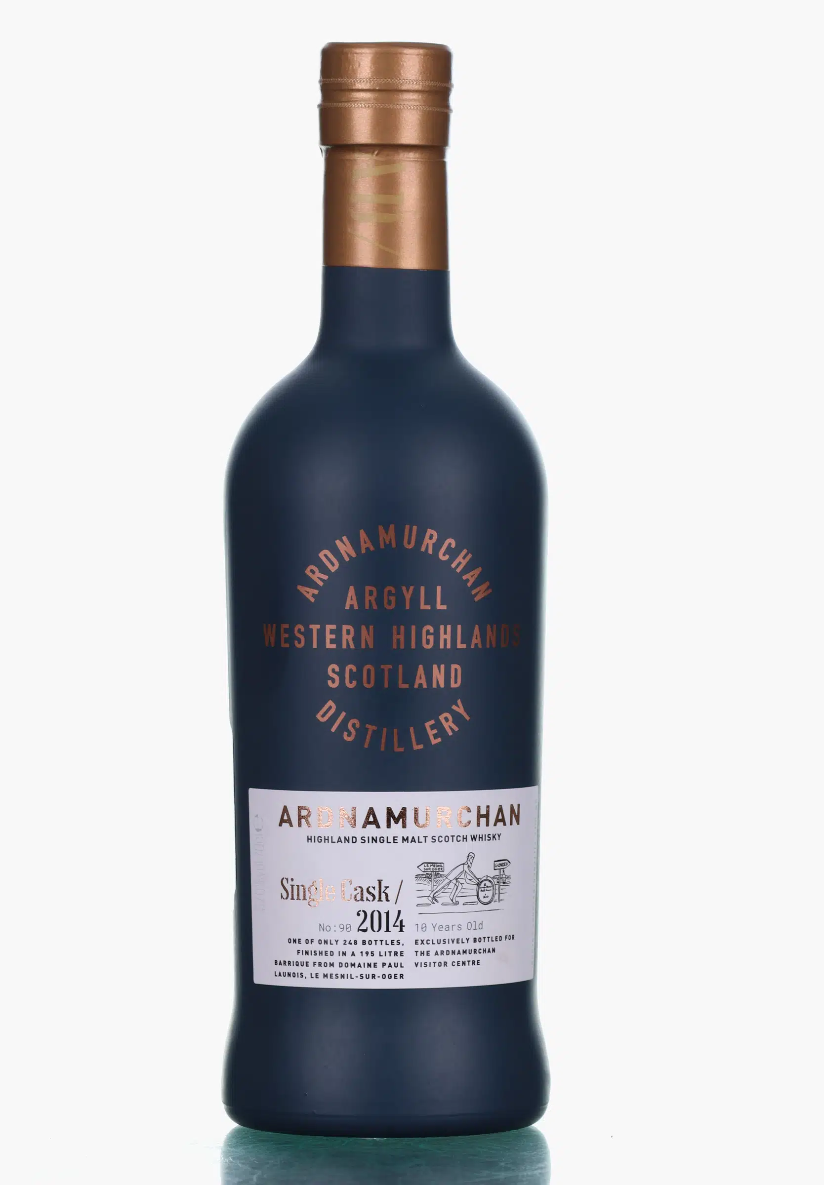 Ardnamurchan Distillery Exclusive 10 Year Old, Bourbon Cask, Cask #90, 2014, 57% whisky bottle
