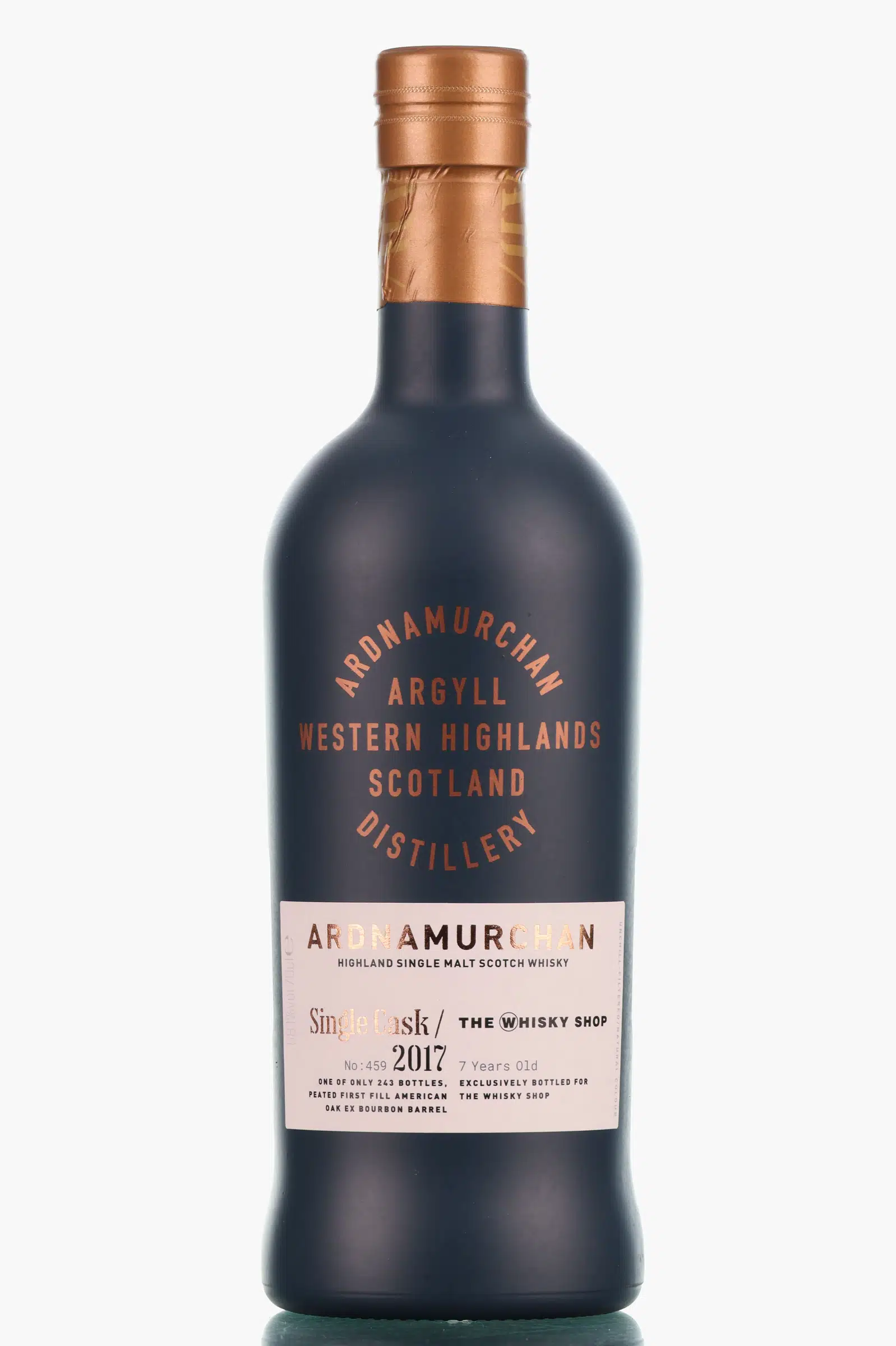 Ardnamurchan 7 Year Old Single Cask #459 For The Whisky Shop, American Oak Barrel Cask, Cask #459, 2024, 58.1% whisky bottle