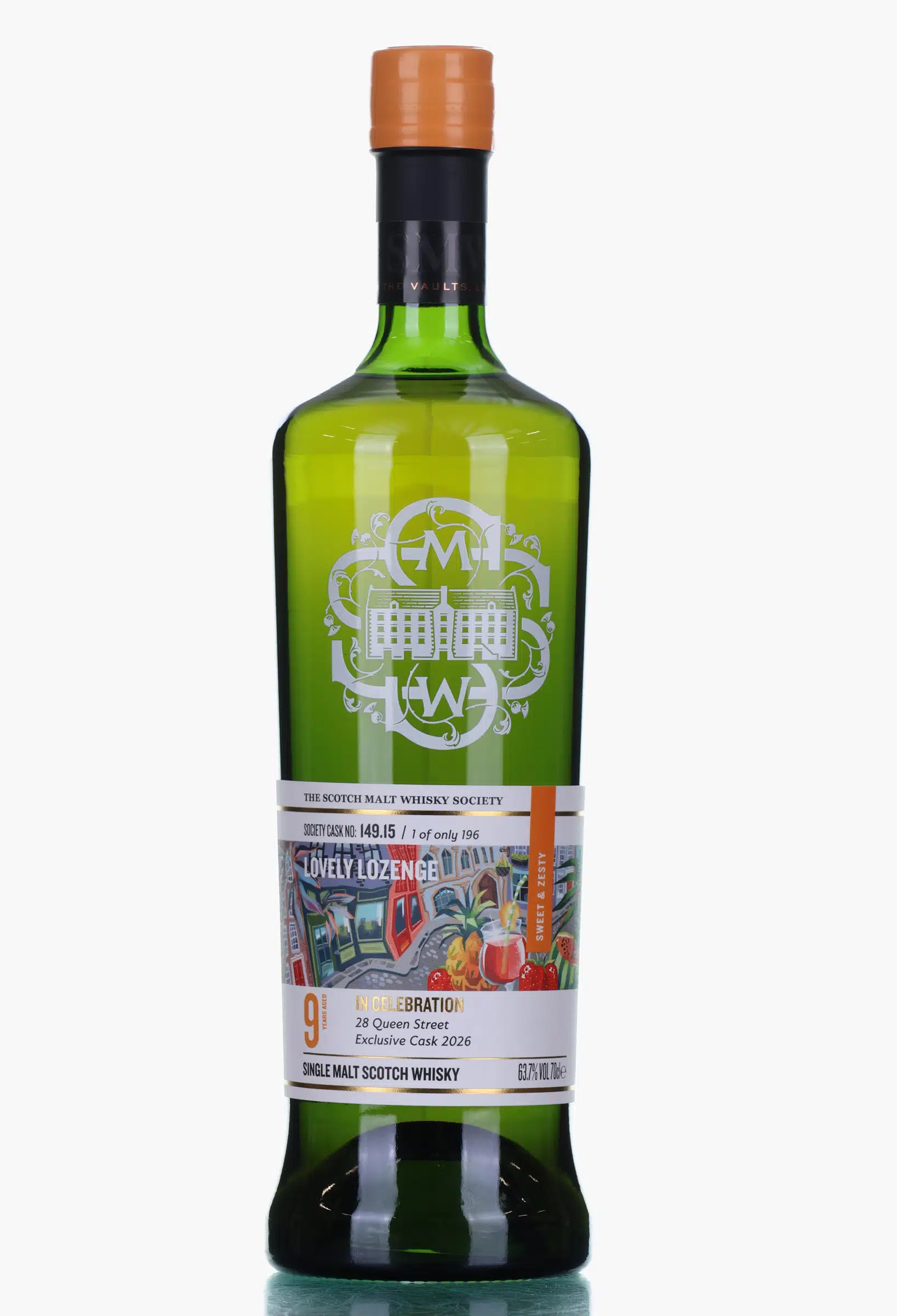 SMWS 149.15 Ardnamurchan 9 Year Old Queen Street Exclusive 2026, Bourbon Cask, Cask #149.15, The Scotch Malt Whisky Society, 63.7% whisky bottle