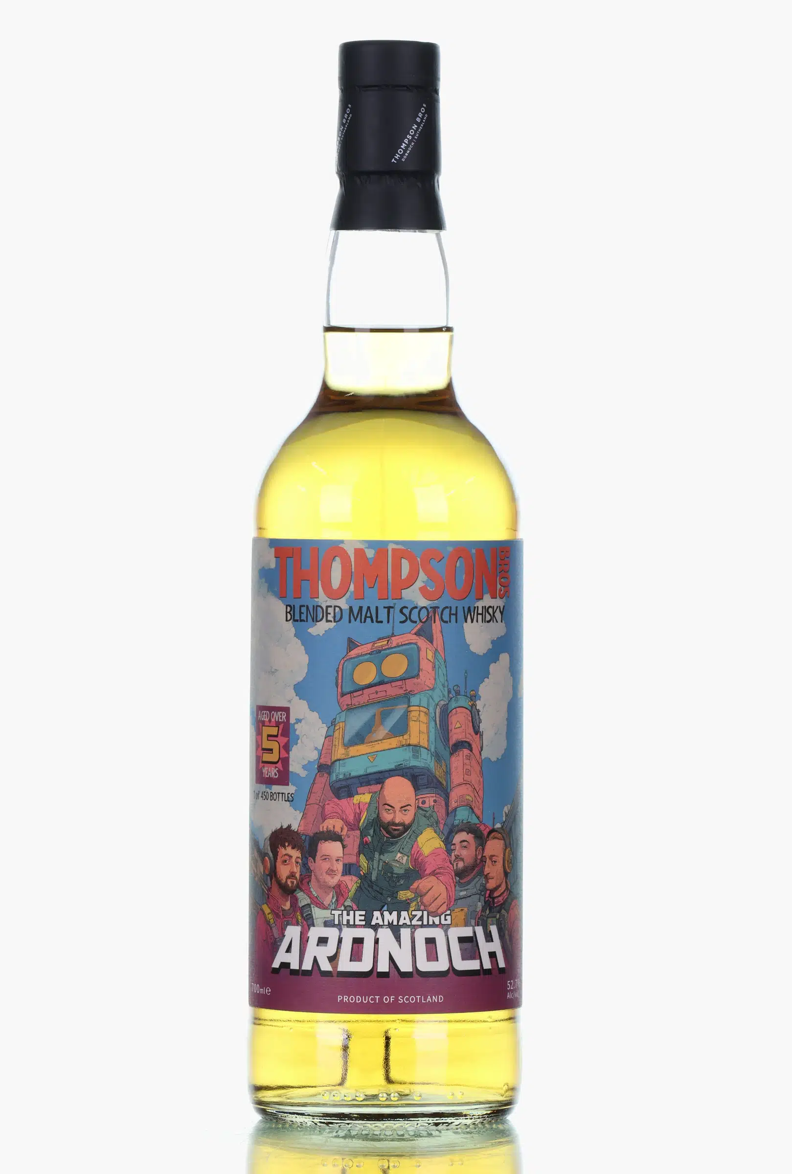 Thompson Bros The Amazing Ardnoch 5 Year Old, Hogshead & Ex-Islay Quarter Cask, Thompson Bros, 52.7% whisky bottle