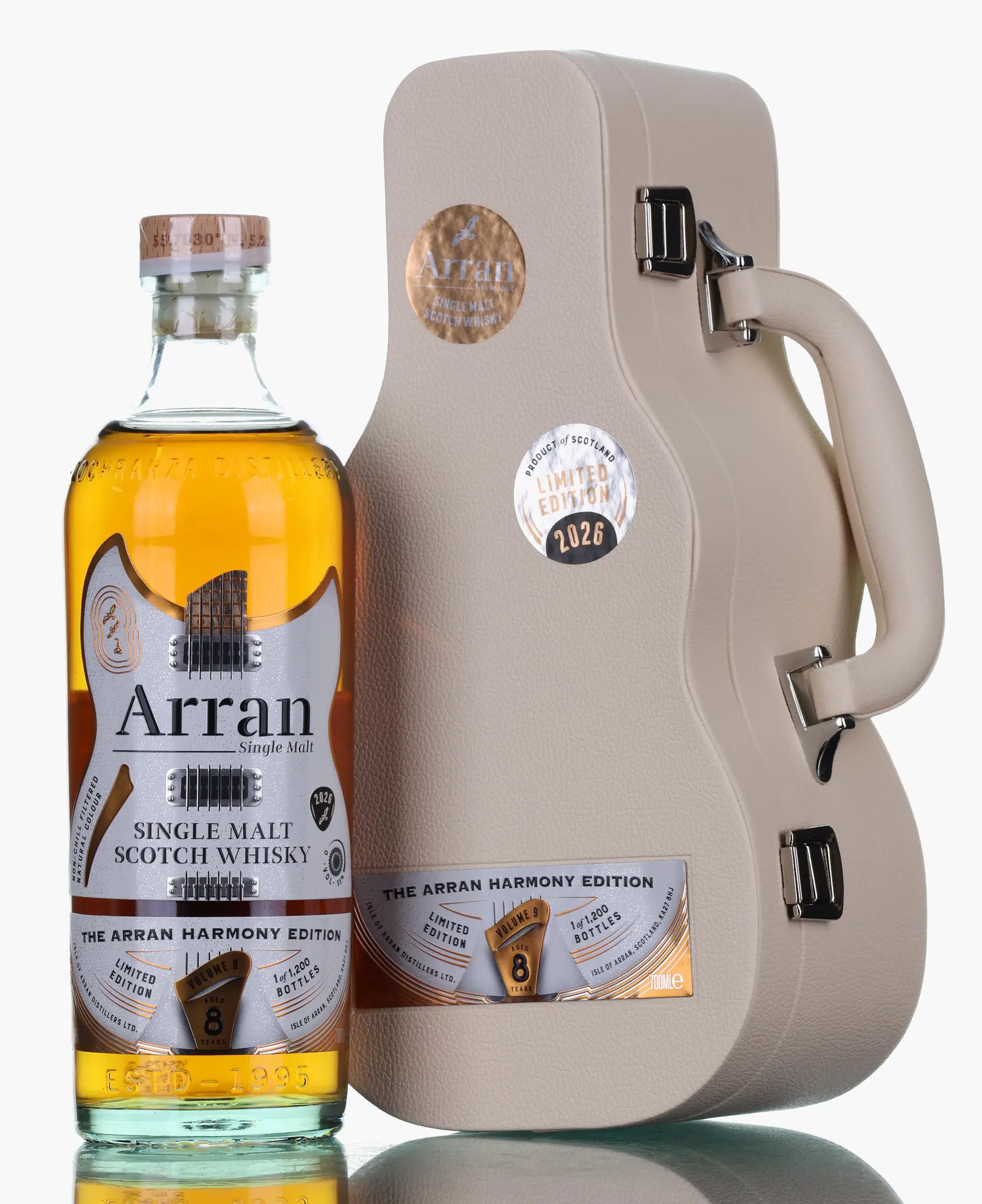 Arran Malt & Music Festival 2026 Harmony Edition 8 Year Old, Wine Cask, 2026, 55% whisky bottle
