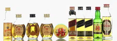 Assorted Blended Whisky Miniatures X9