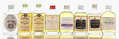 Assorted Gm Single Malt Miniatures Incl Macallan 10 70 Proof X8