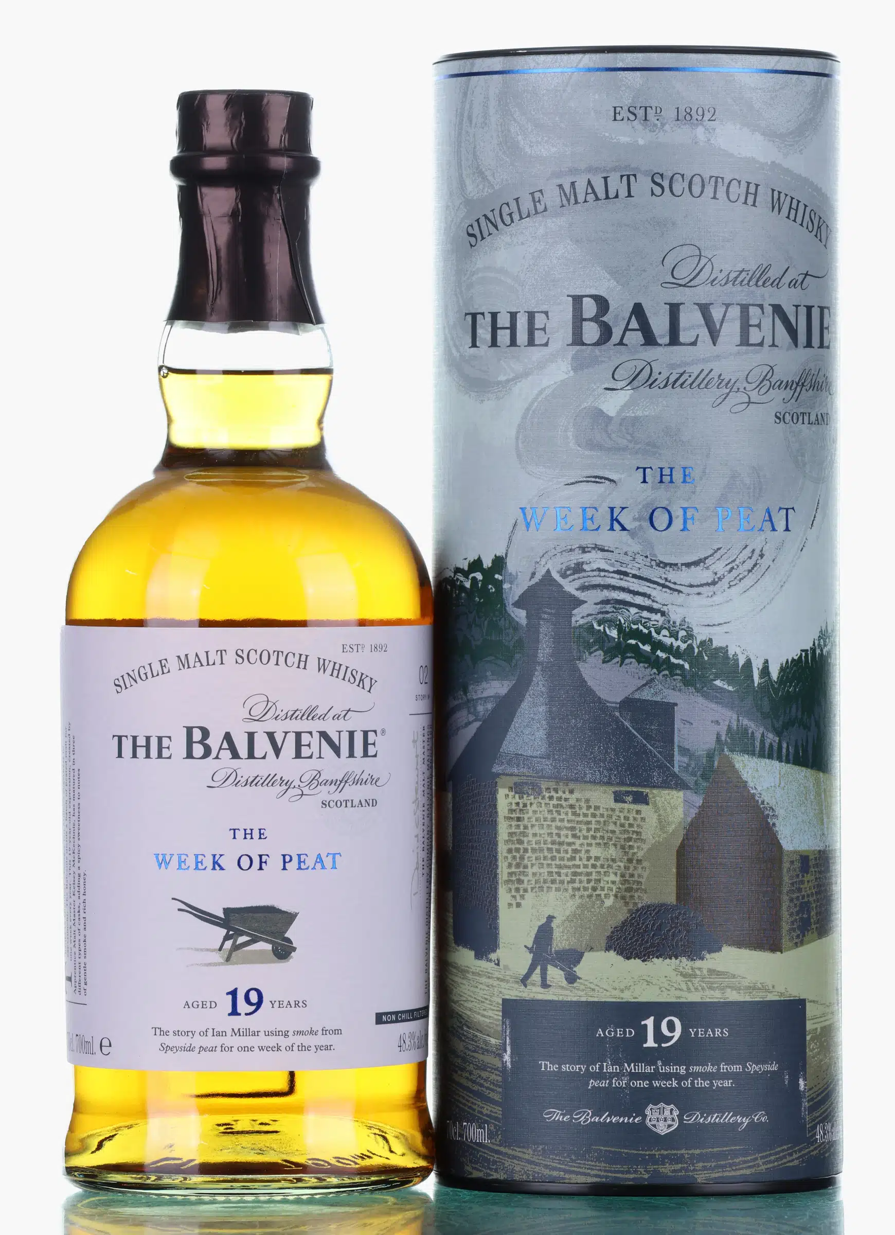 Balvenie The Week of Peat 19 Year Old, Bourbon & Sherry Cask, 48.3%