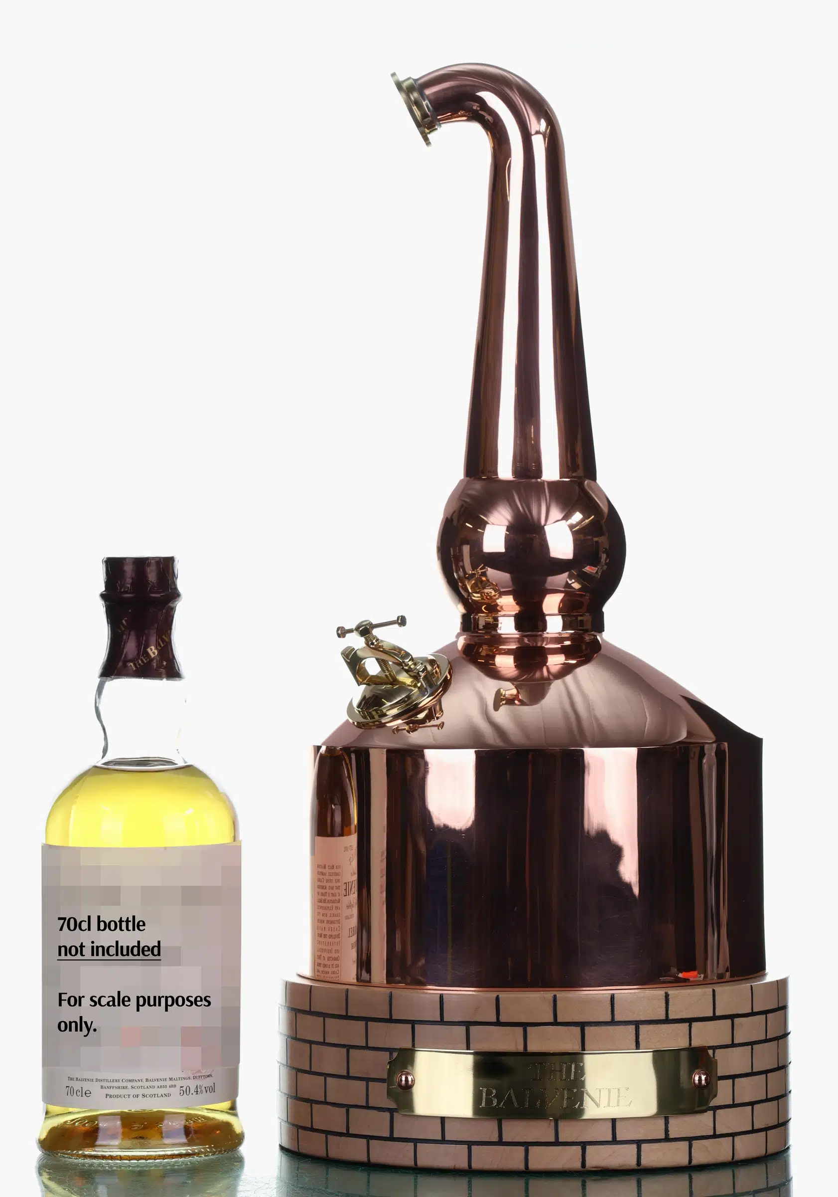 Balvenie Copper Spirit Still Replica whisky bottle