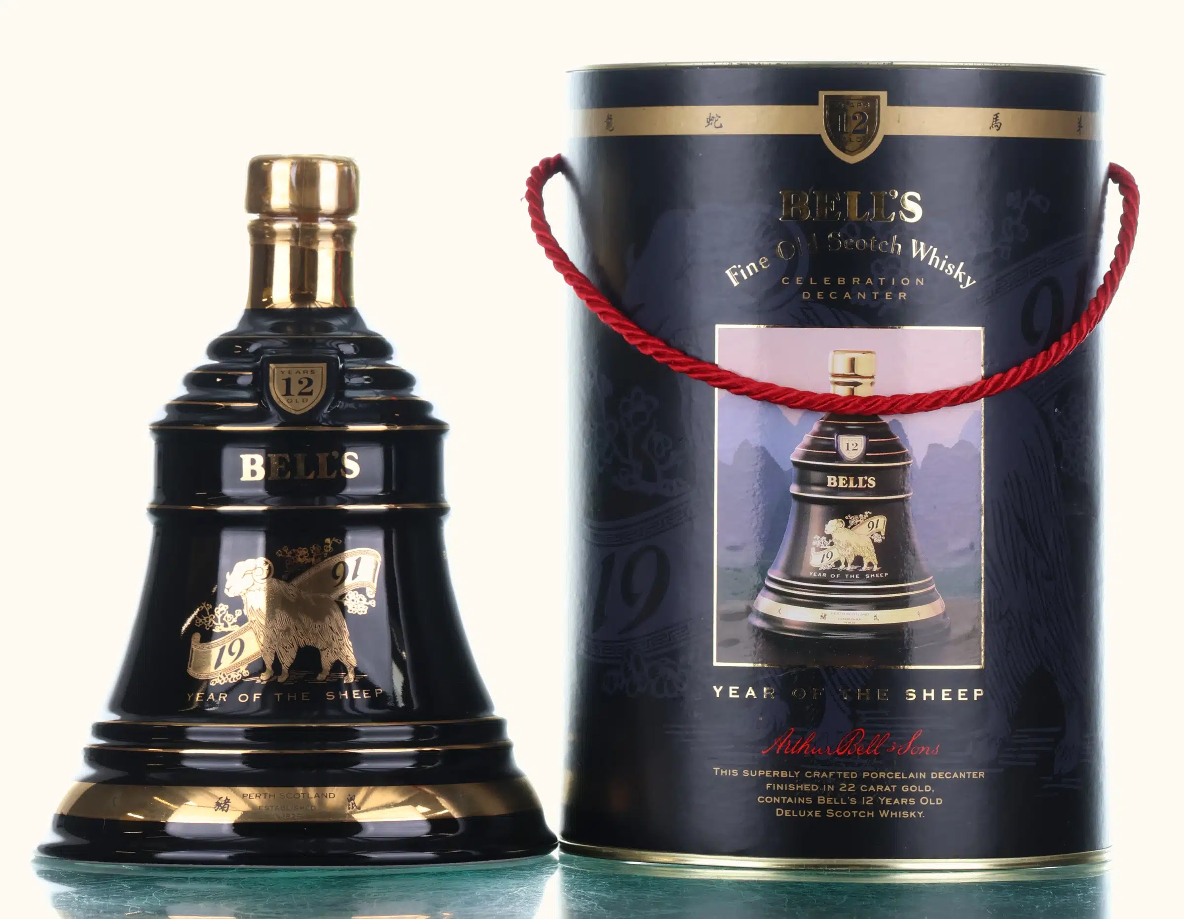 Bell's Year of the Sheep Decanter 12 Year Old, 1991, 43% whisky bottle