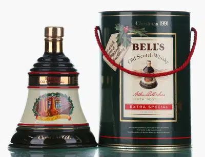 Bells Decanter Christmas 1991