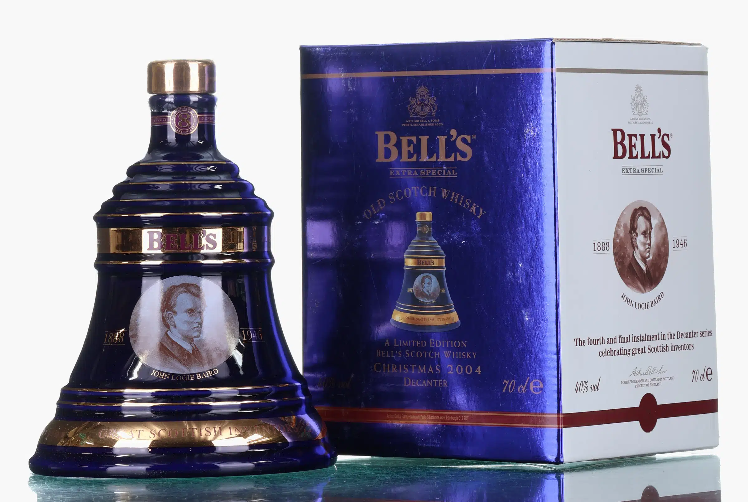 Bell's Decanter Christmas 2004 Scottish Inventors Series No. 4 8 Year Old, Oak Cask, 2004, 40% whisky bottle
