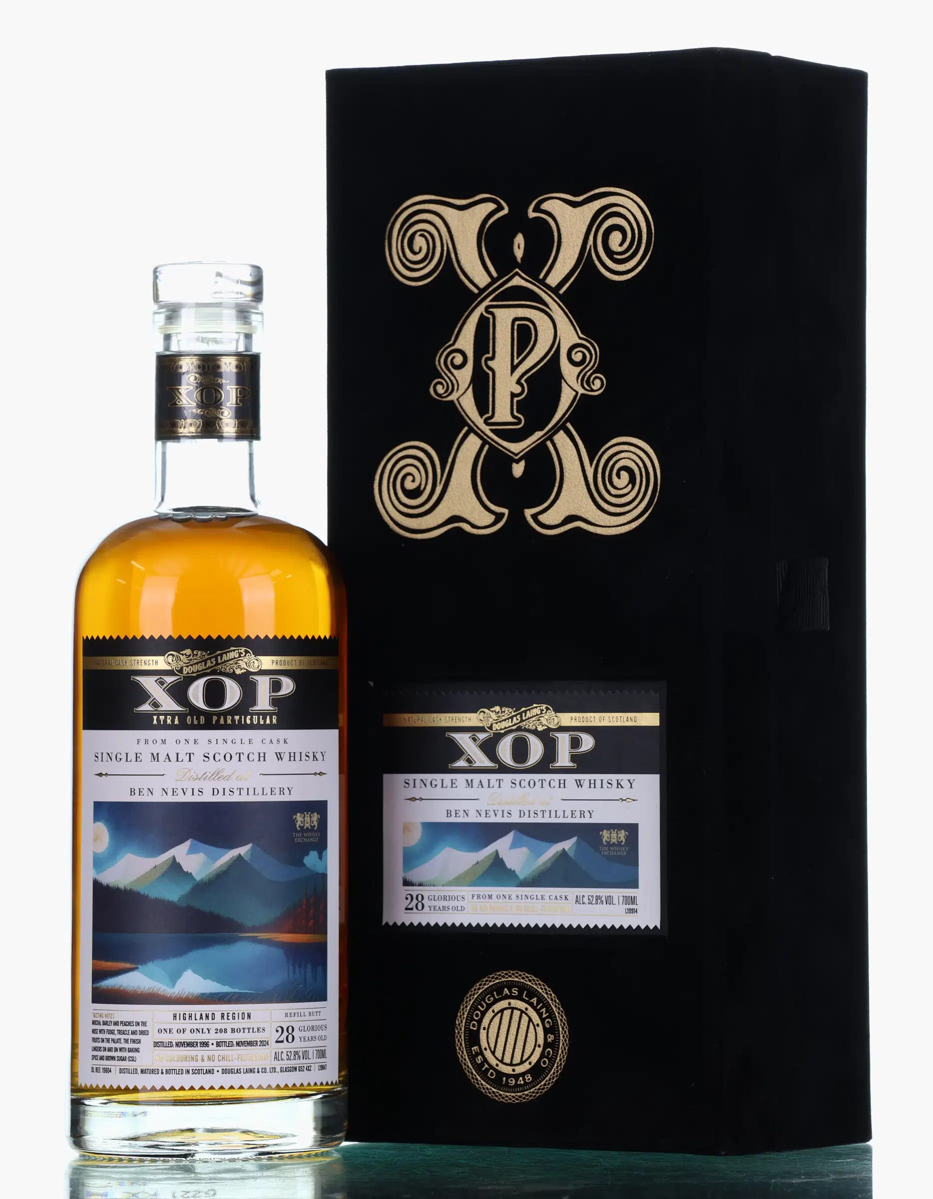 Ben Nevis XOP 28 Year Old, Refill Cask, 1996, Douglas Laing, 52.8% whisky bottle