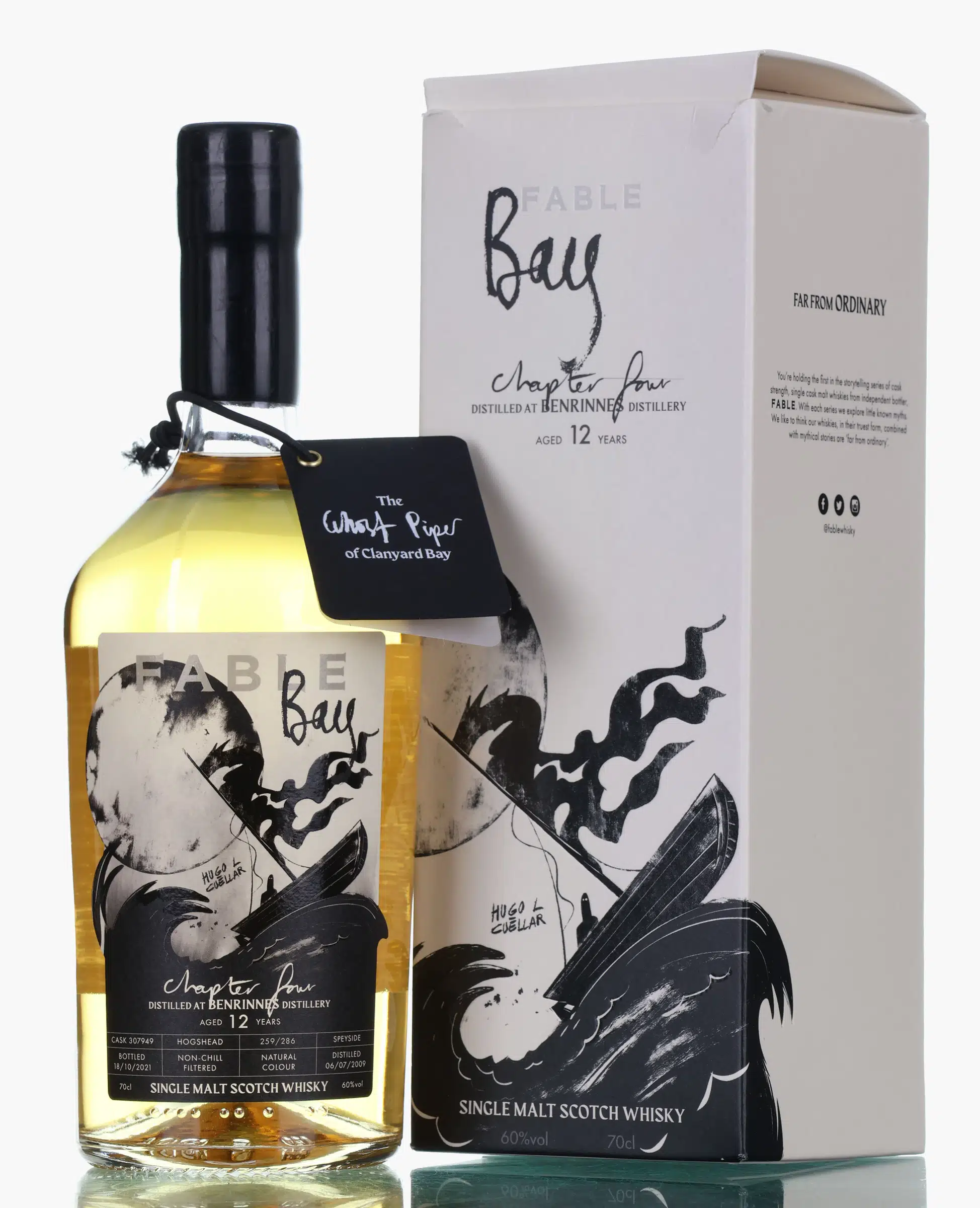 Benrinnes Chapter Four: Bay 12 Year Old, Hogshead Cask, Cask #307949, 2009, Pendulum Spirits, 60% whisky bottle
