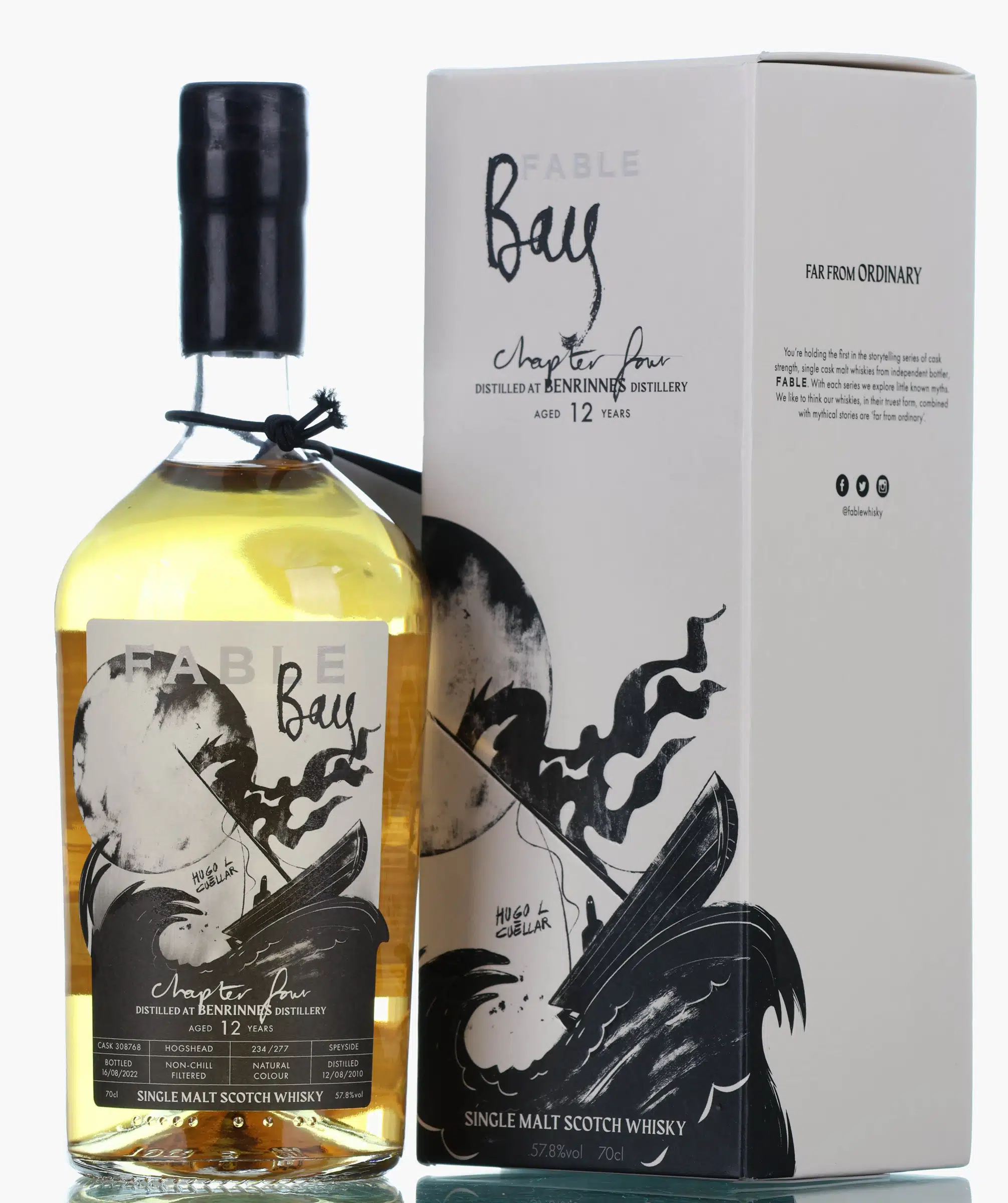 Benrinnes Fable Vol.1 Chapter 4 'Bay' 12 Year Old, Hogshead Cask, Cask #308768, 2010, Pendulum Spirits, 57.8% whisky bottle