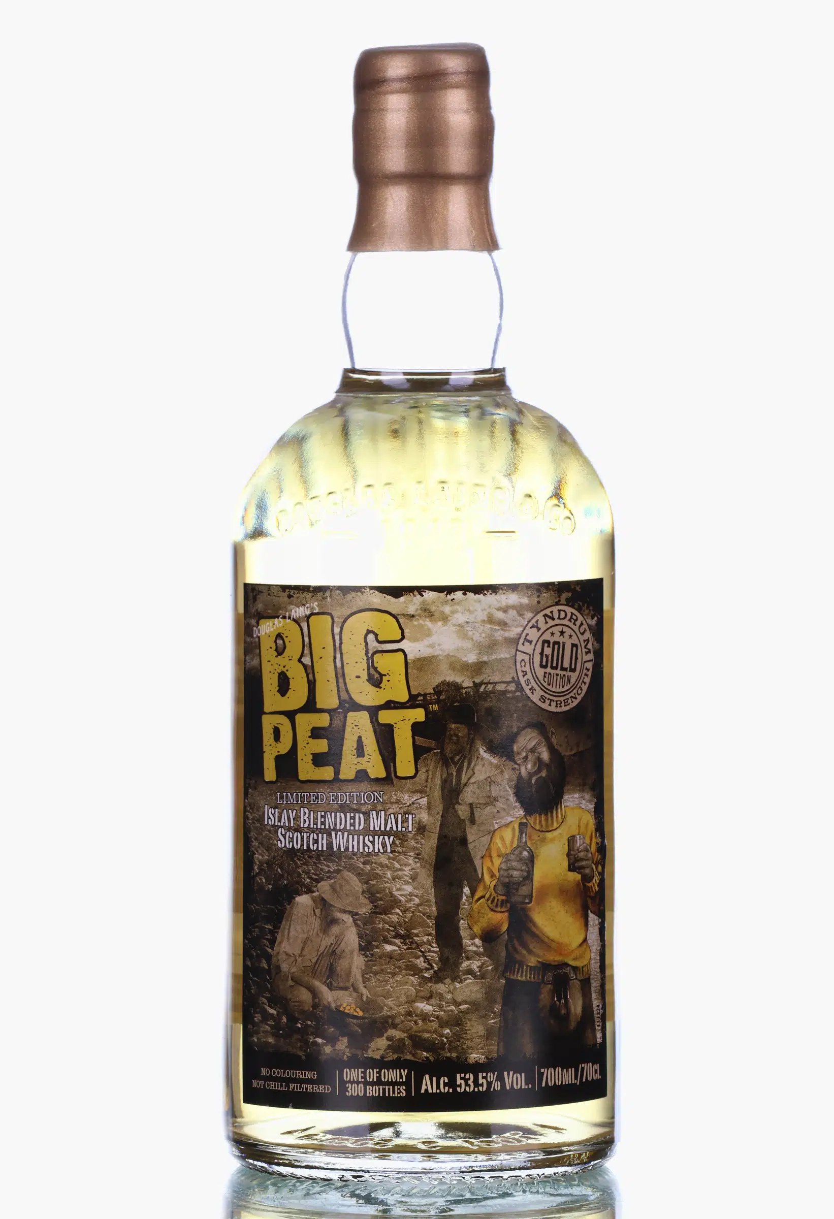 Big Peat Tyndrum Gold Mine Edition, Douglas Laing, 53.5% whisky bottle