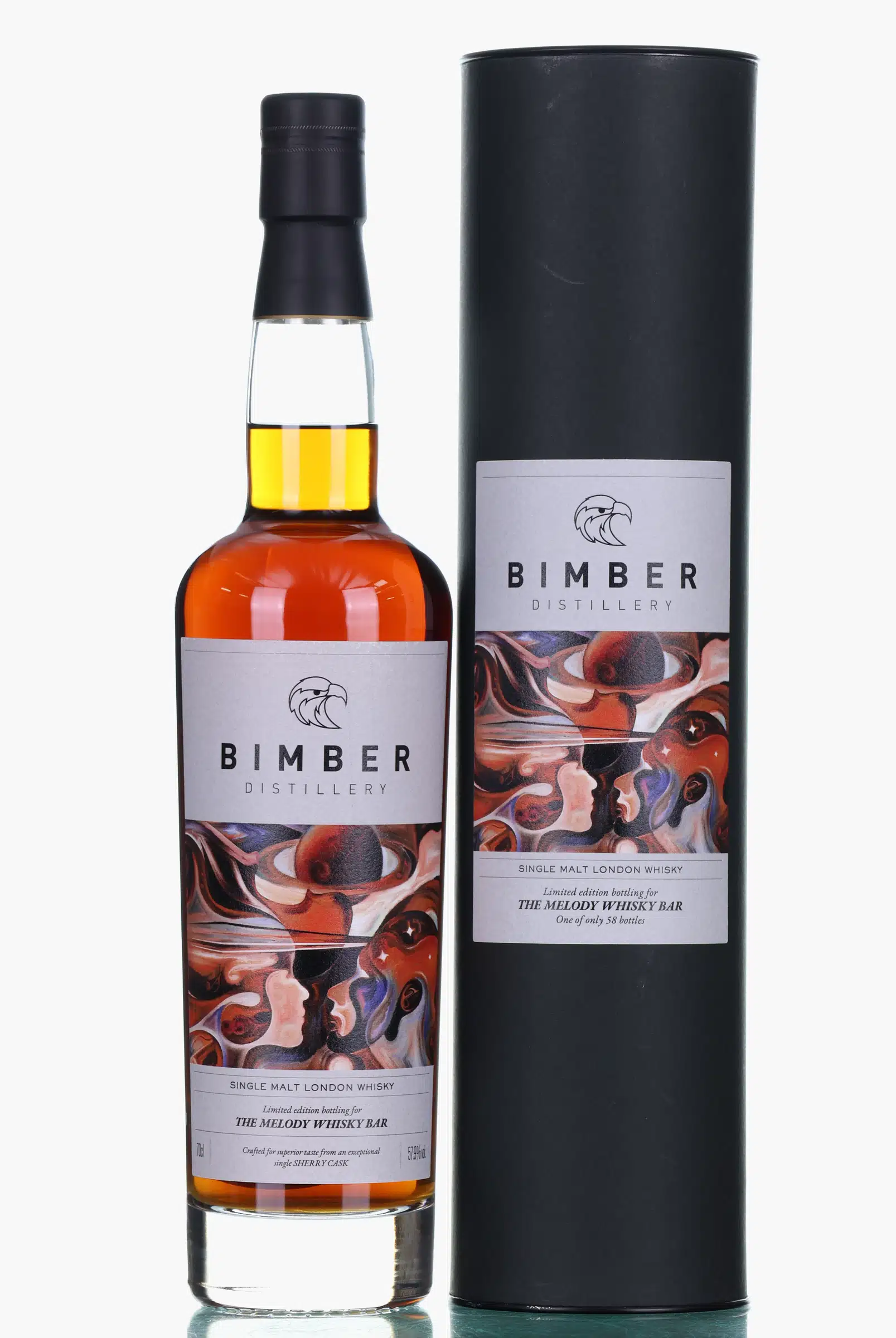 Bimber Melody Whisky Bar Single Cask, Sherry Cask, Cask #134, 2020, 57.9% whisky bottle