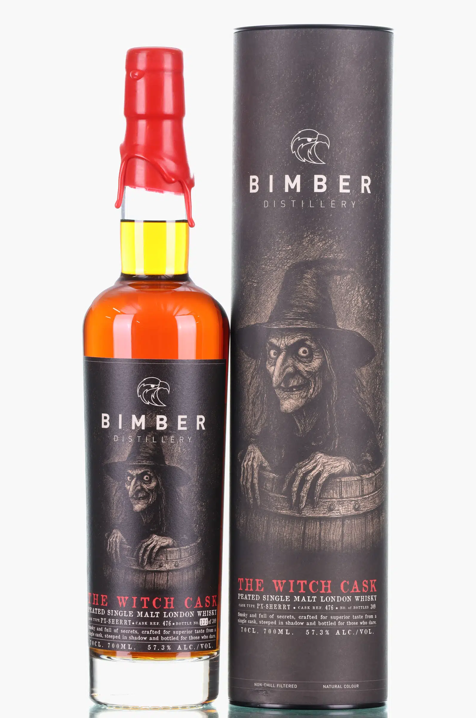 Bimber The Witch Cask 5 Year Old, Sherry Cask, Cask #476, 2025, 57.3% whisky bottle
