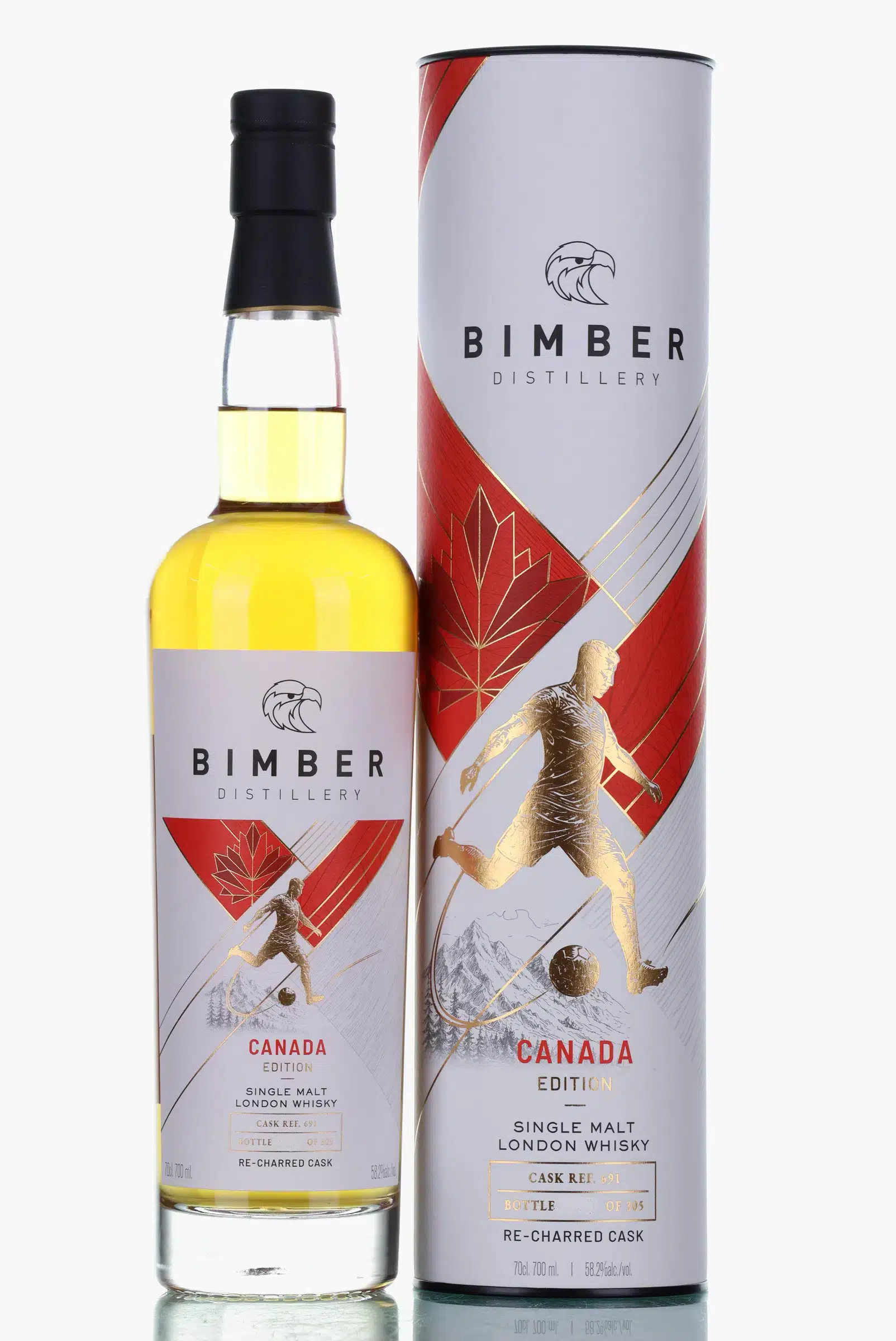 Bimber World Cup 2026 Canada Edition, American Oak Cask, Cask #691, 2026, 58.2% whisky bottle