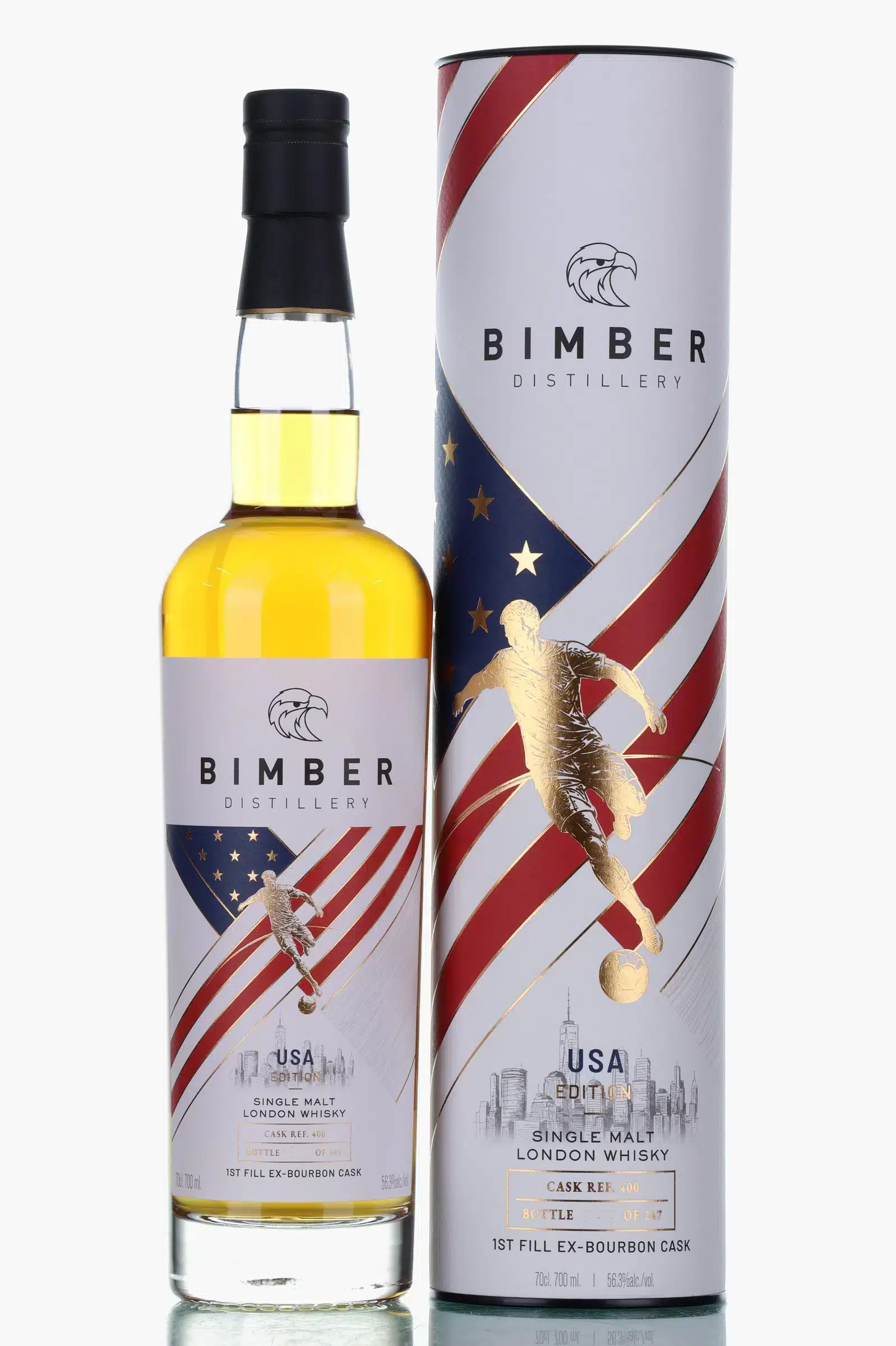 Bimber World Cup 2026 USA Edition | Single Cask #400, Bourbon Cask, Cask #437, 2026, 56.3% whisky bottle