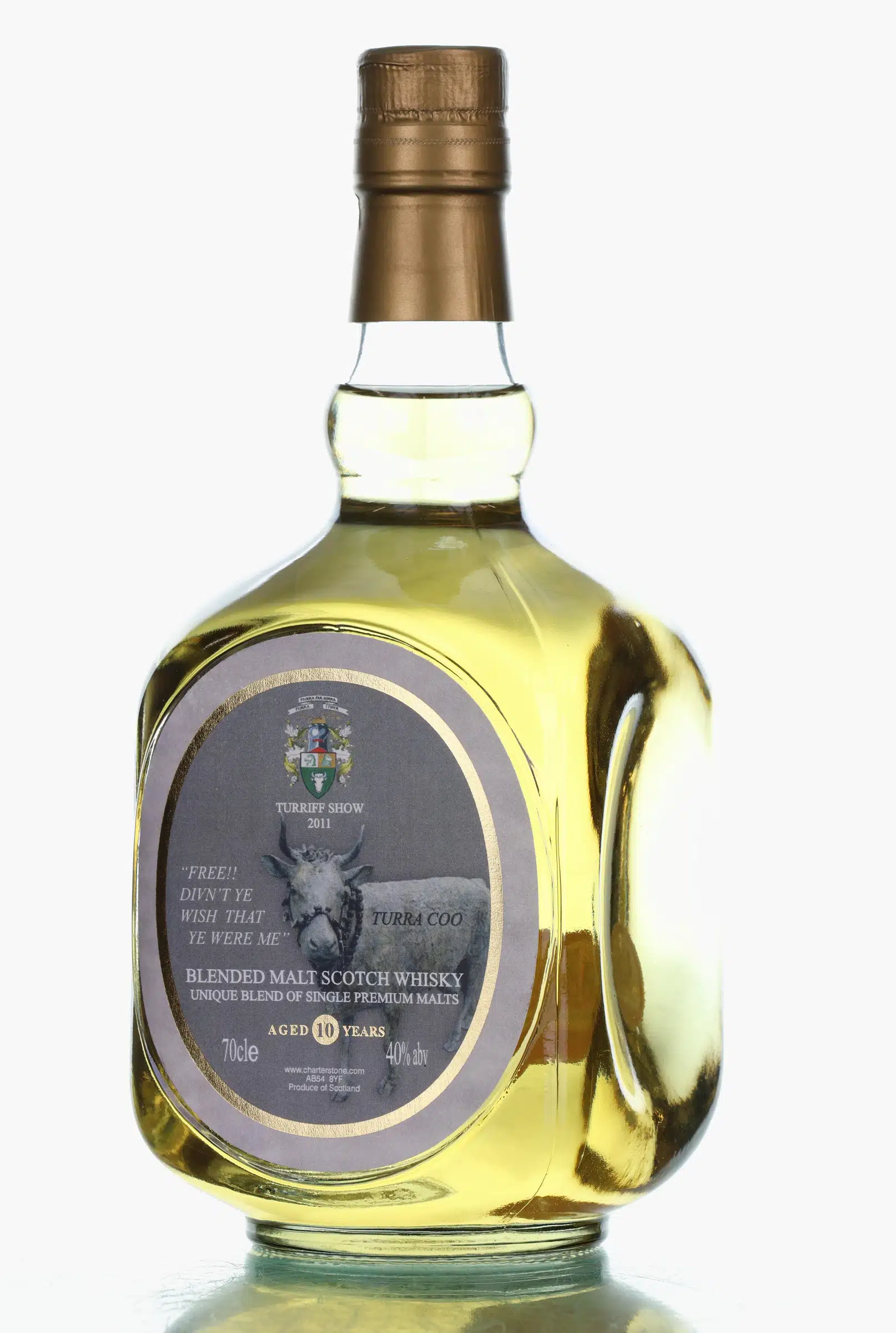 Blended Malt Turriff Show 2011 10 Year Old, 40% whisky bottle