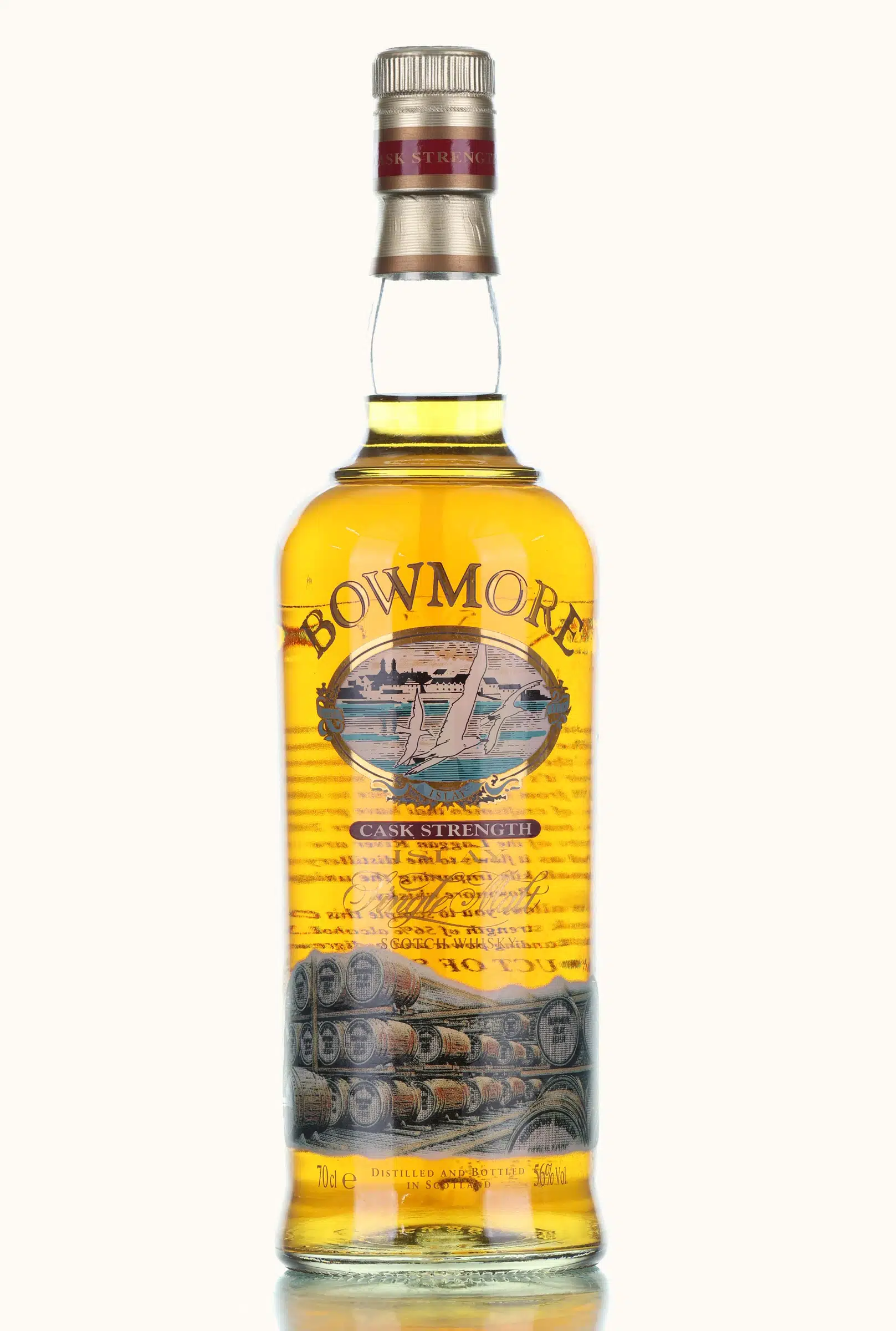 Bowmore Cask Strength, Bourbon & Sherry Cask, 1995, 56% whisky bottle
