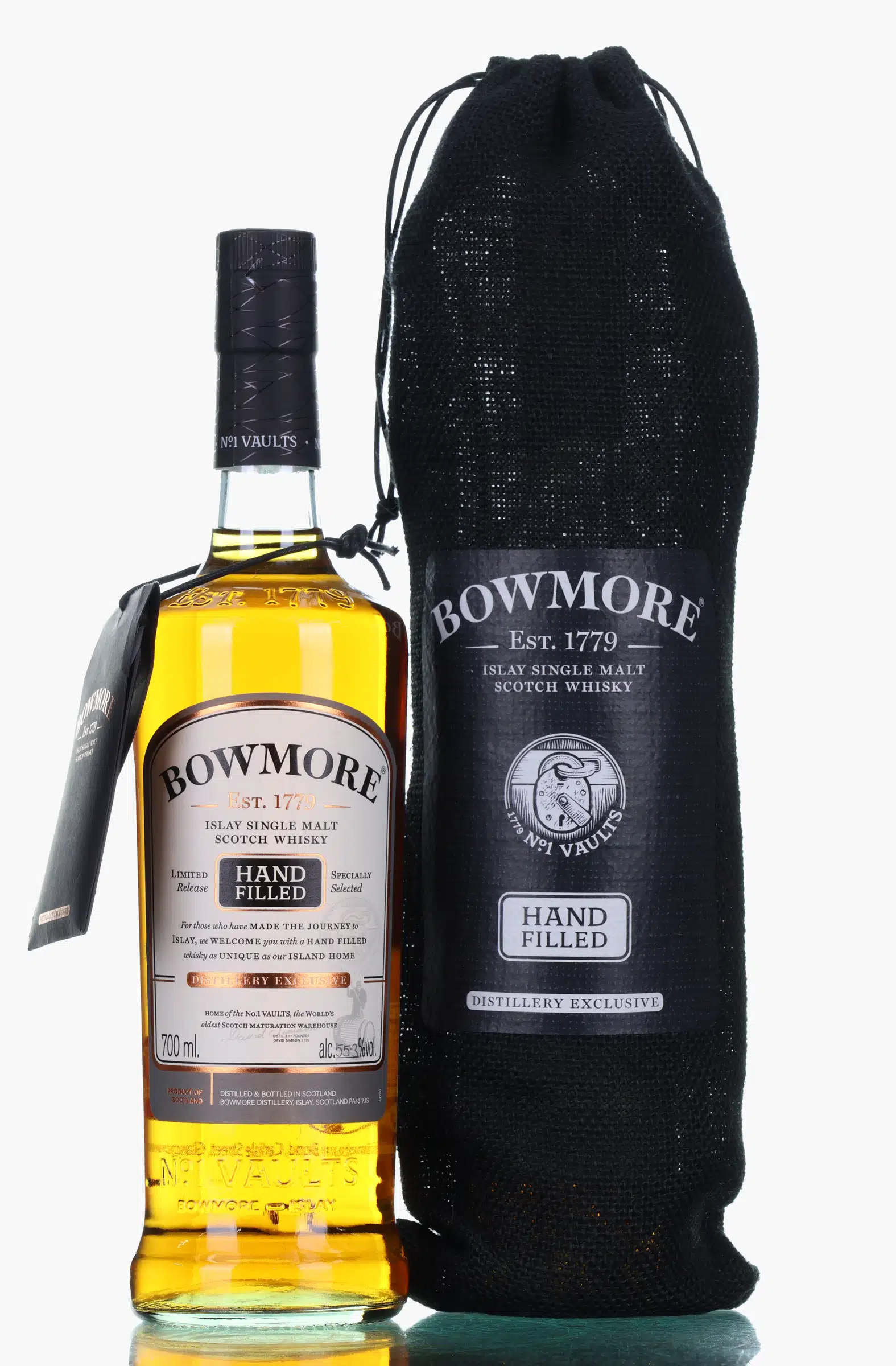 Bowmore Hand Filled 20 Year Old, Bourbon Cask, Cask #3, 2024, 55.3% whisky bottle