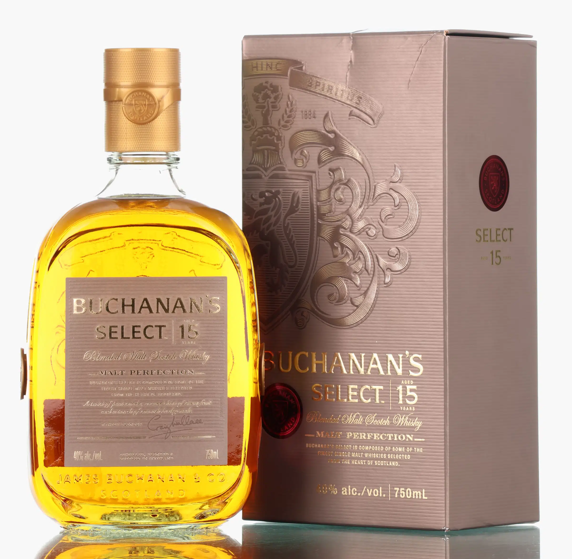 Buchanan's Select Scotch Whiskey 80 Proof. 15 Year