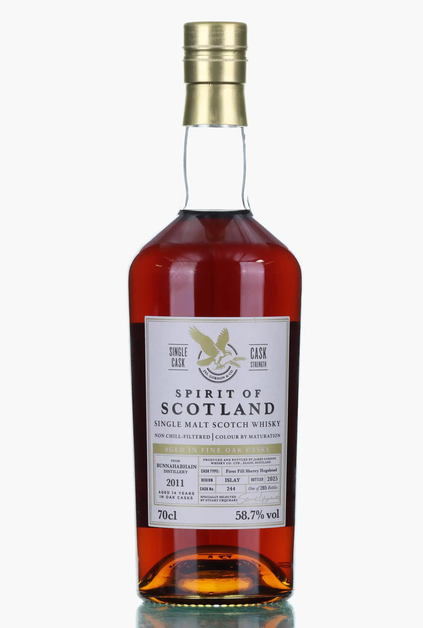 Bunnahabhain 14 2011 2025 G M Spirit Of Scotland Single Cask No 244