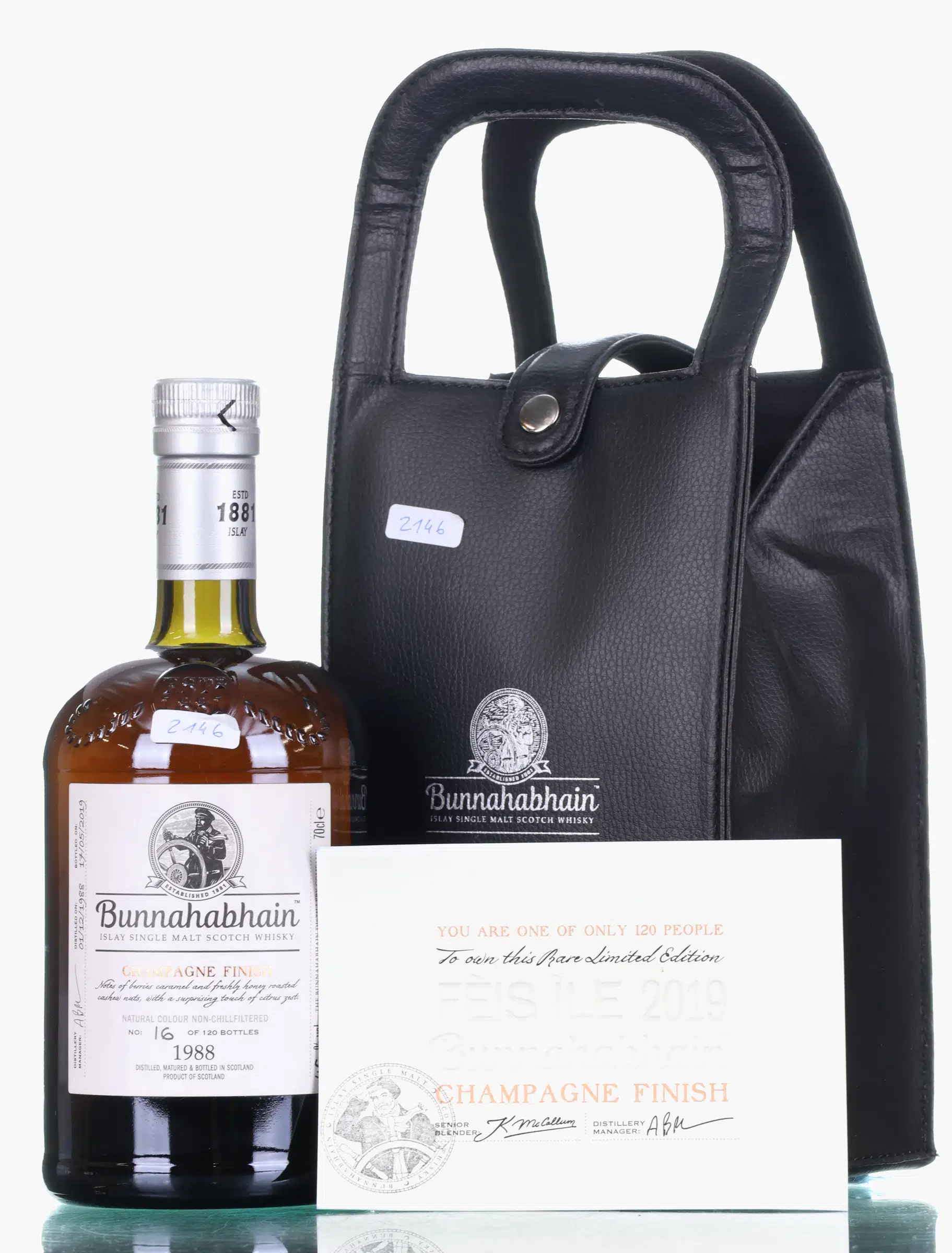 Bunnahabhain New Acquaintance Limited Celebration Edition 30 Year Old, French Oak Cask, 2019, 45% whisky bottle