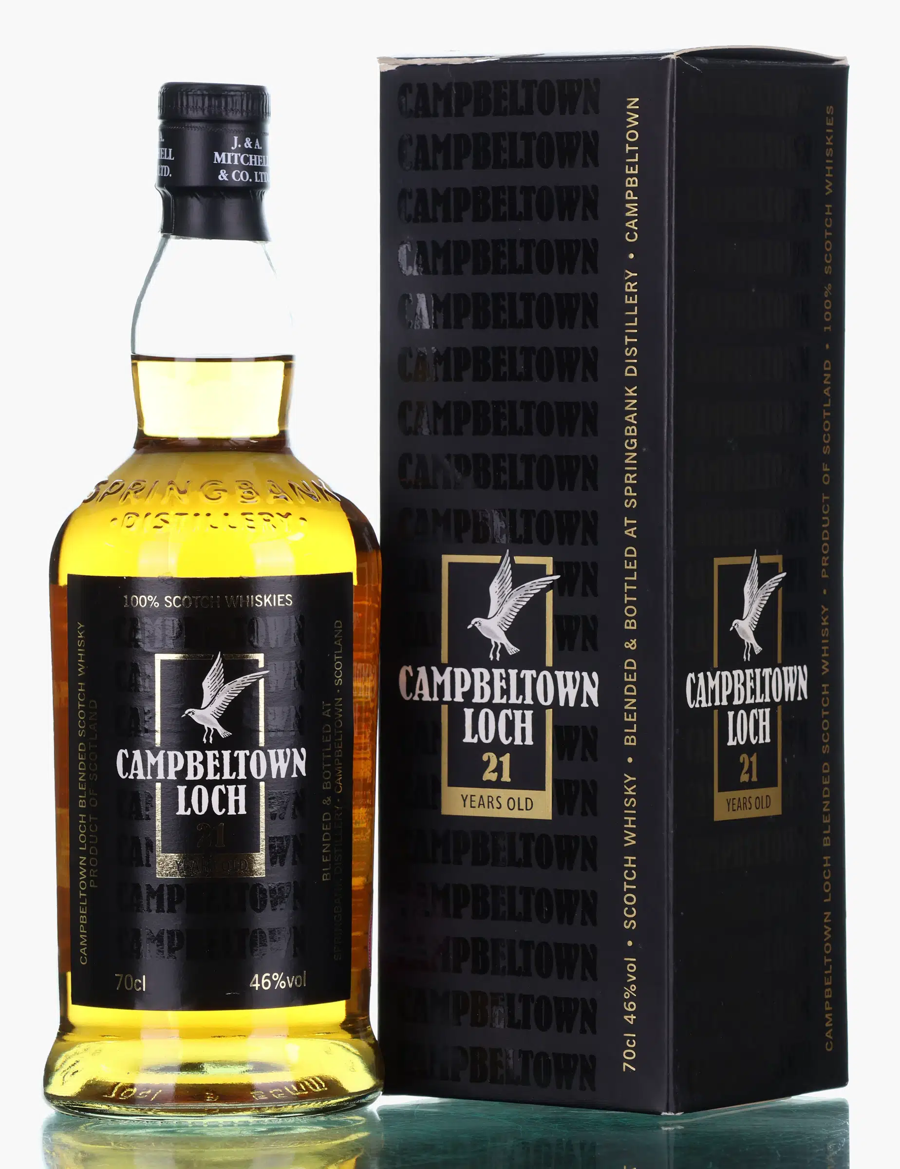 Campbeltown Loch 21 Year Old, Bottled 2013, 46% whisky bottle