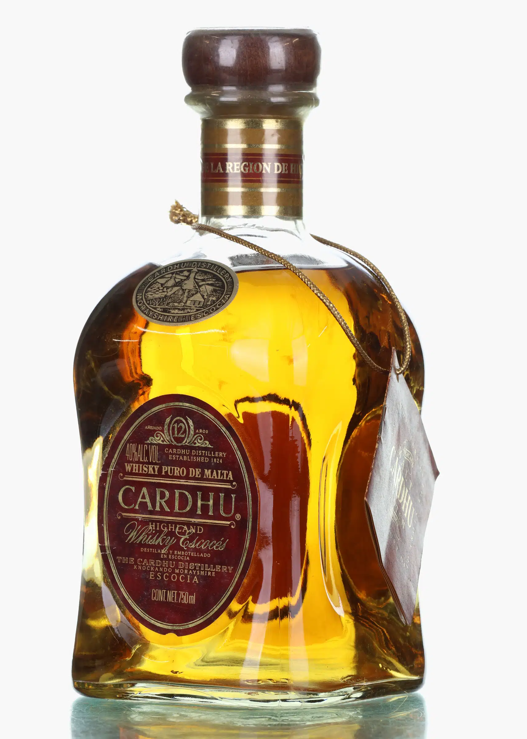 Cardhu 12 Year Old, Oak Cask, 40%, 75cl whisky bottle