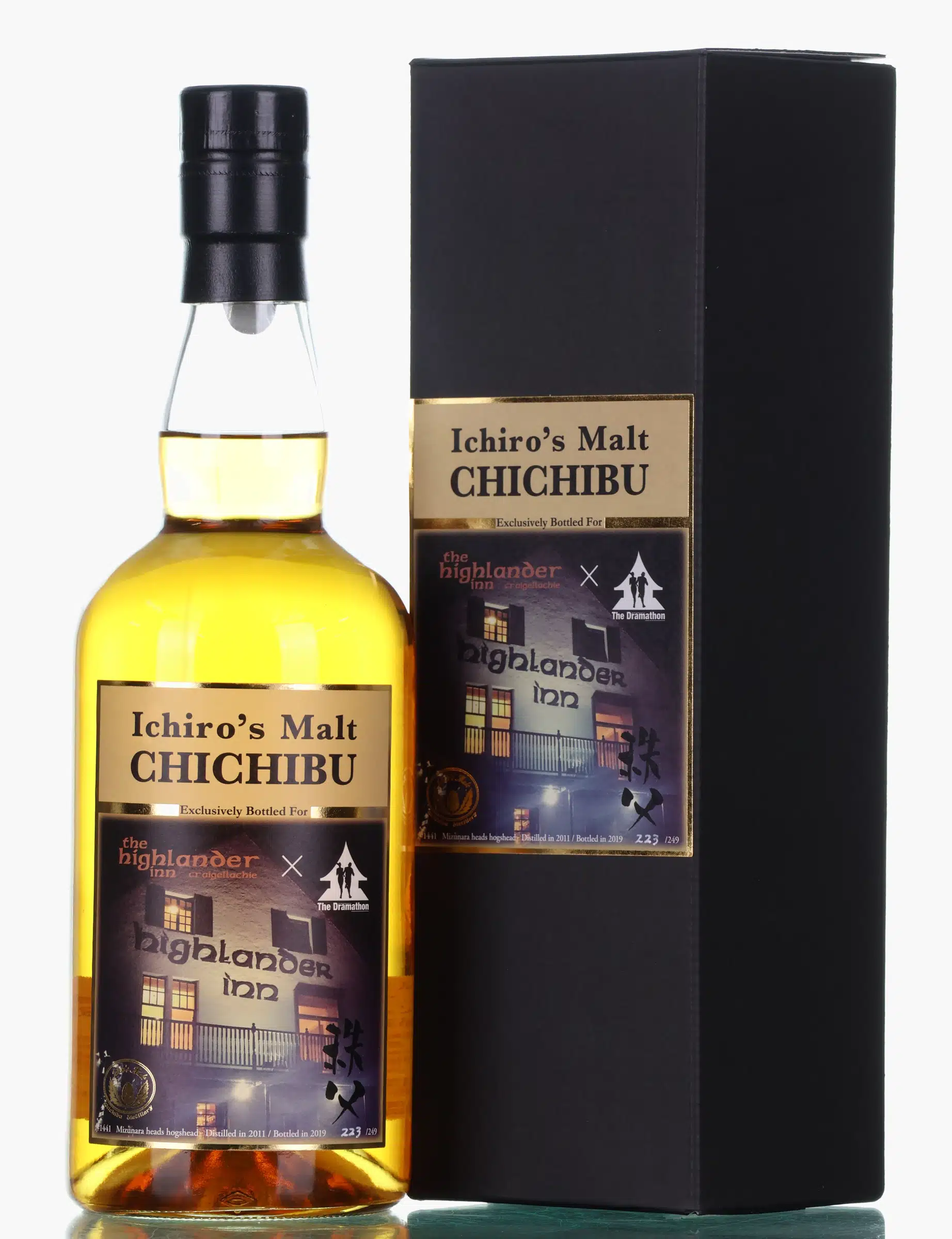 Chichibu Highlander Inn x The Dramathon 8 Year Old, Hogshead Cask, Cask #1441, 2011, Highlander Inn & The Dramathon, 59% whisky bottle