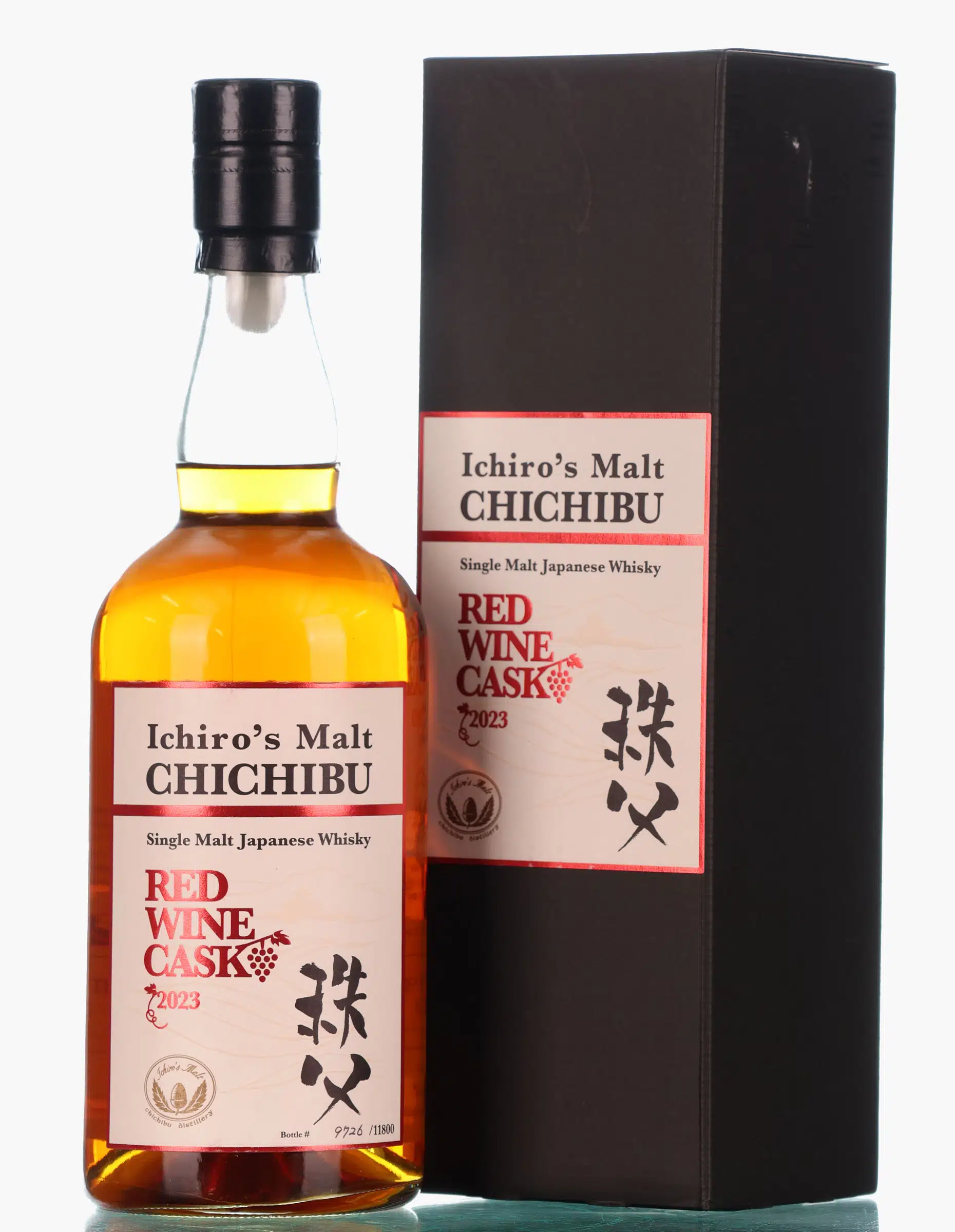 Chichibu Ichiro's Malt Red Wine Cask, Red Wine Cask, 2023, 50.5% whisky bottle