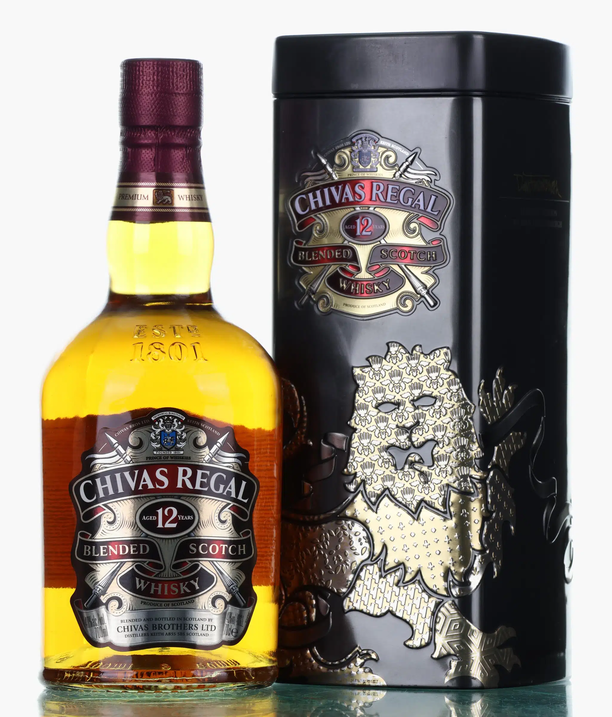 Chivas Regal 12 Year Old Limited Edition by Dan Funderburgh, 2011, 40%