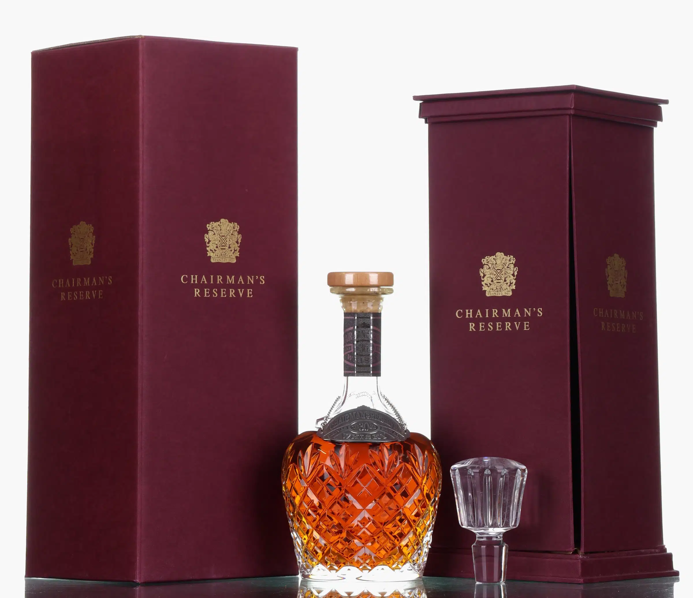 Chivas Regal Chairman's Reserve Taiwanese Import 30 Year Old, Oak Cask, 1980, 43% whisky bottle