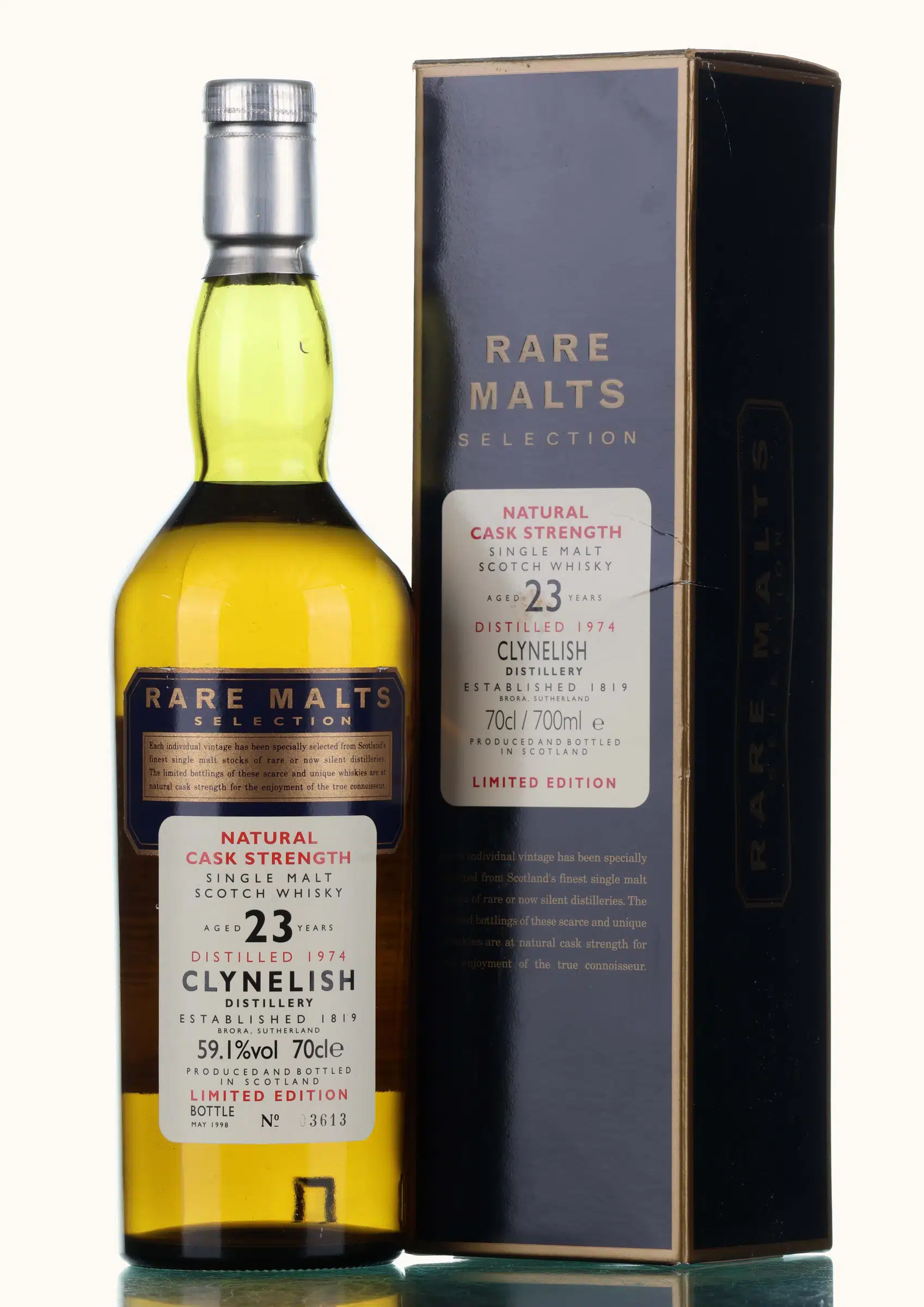 Clynelish Rare Malts Selection 23 Year Old, 1998, 59.1% whisky bottle