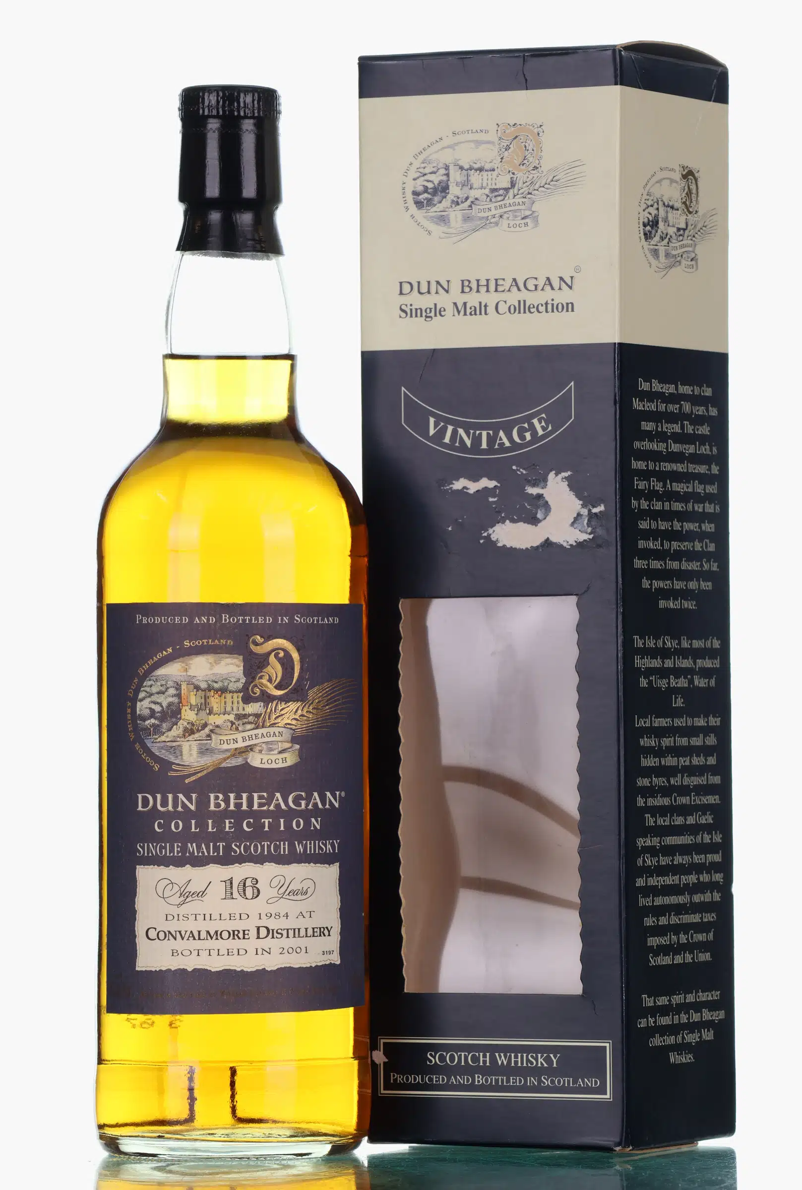 Convalmore Dun Bheagan Collection 16 Year Old, 1984, Ian MacLeod, 43% whisky bottle