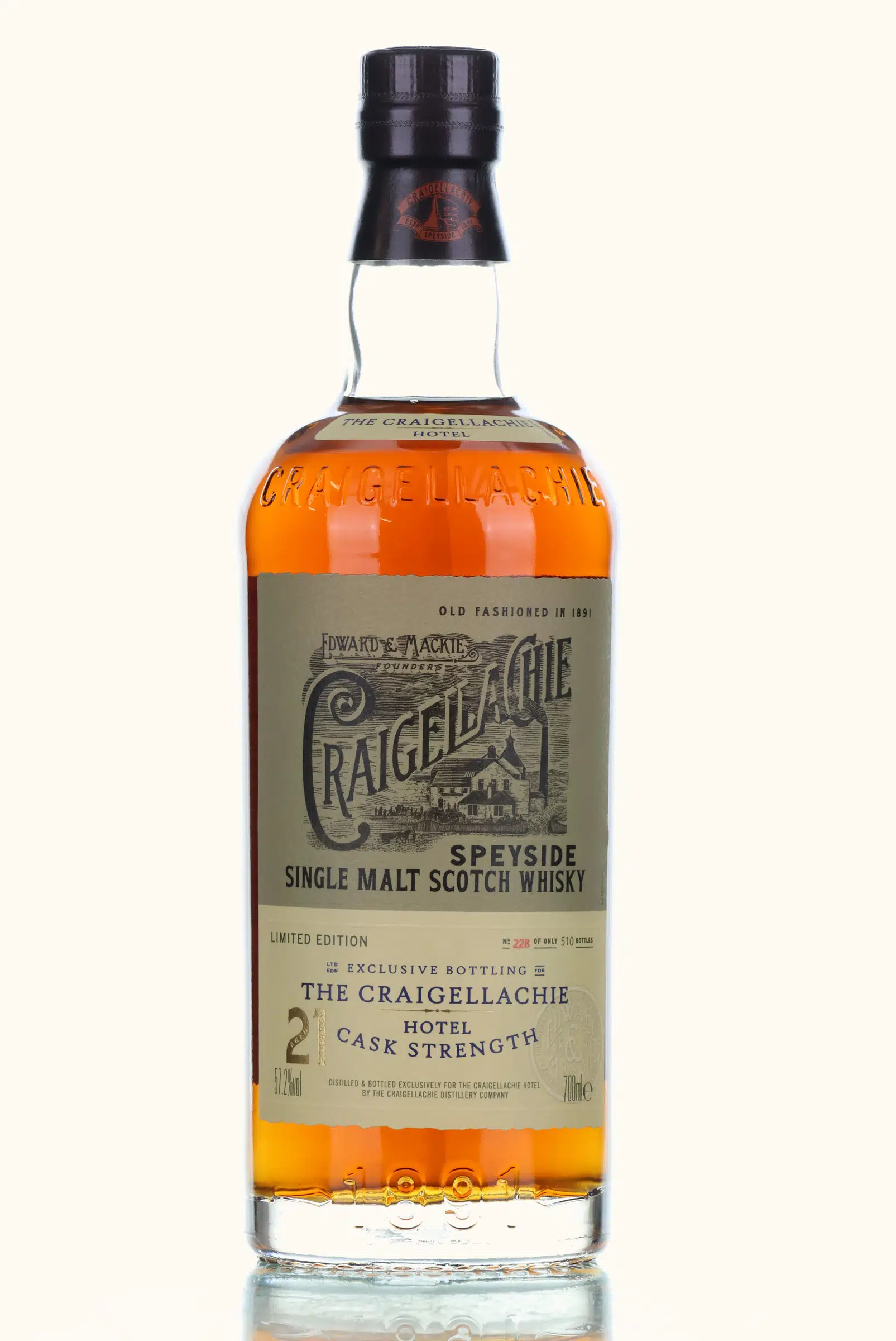 Craigellachie The Craigellachie Hotel Exclusive 21 Year Old, 2015, 57.2% whisky bottle