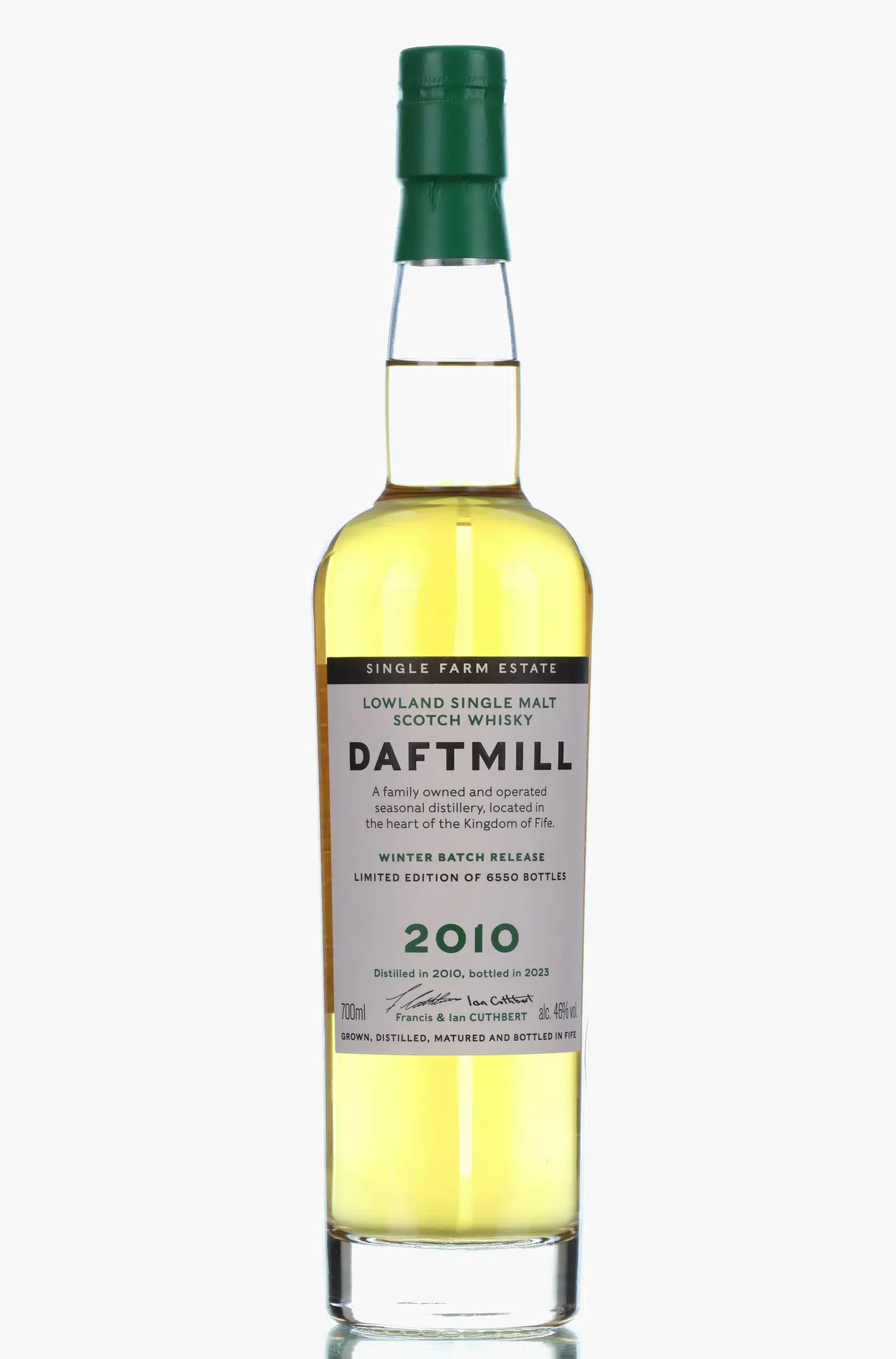 Daftmill 2010 Winter Batch Release 12 Year Old, Bourbon Cask, 2023, 46% whisky bottle