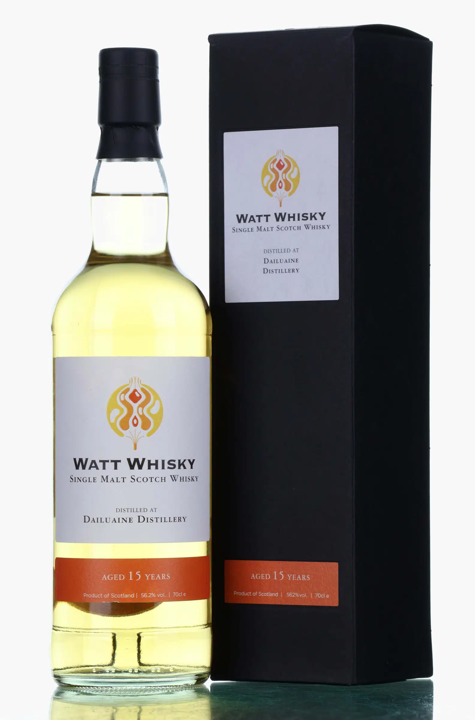 Dailuaine 15 Year Old, Hogshead Cask, 2007, Watt Whisky, 56.2% whisky bottle