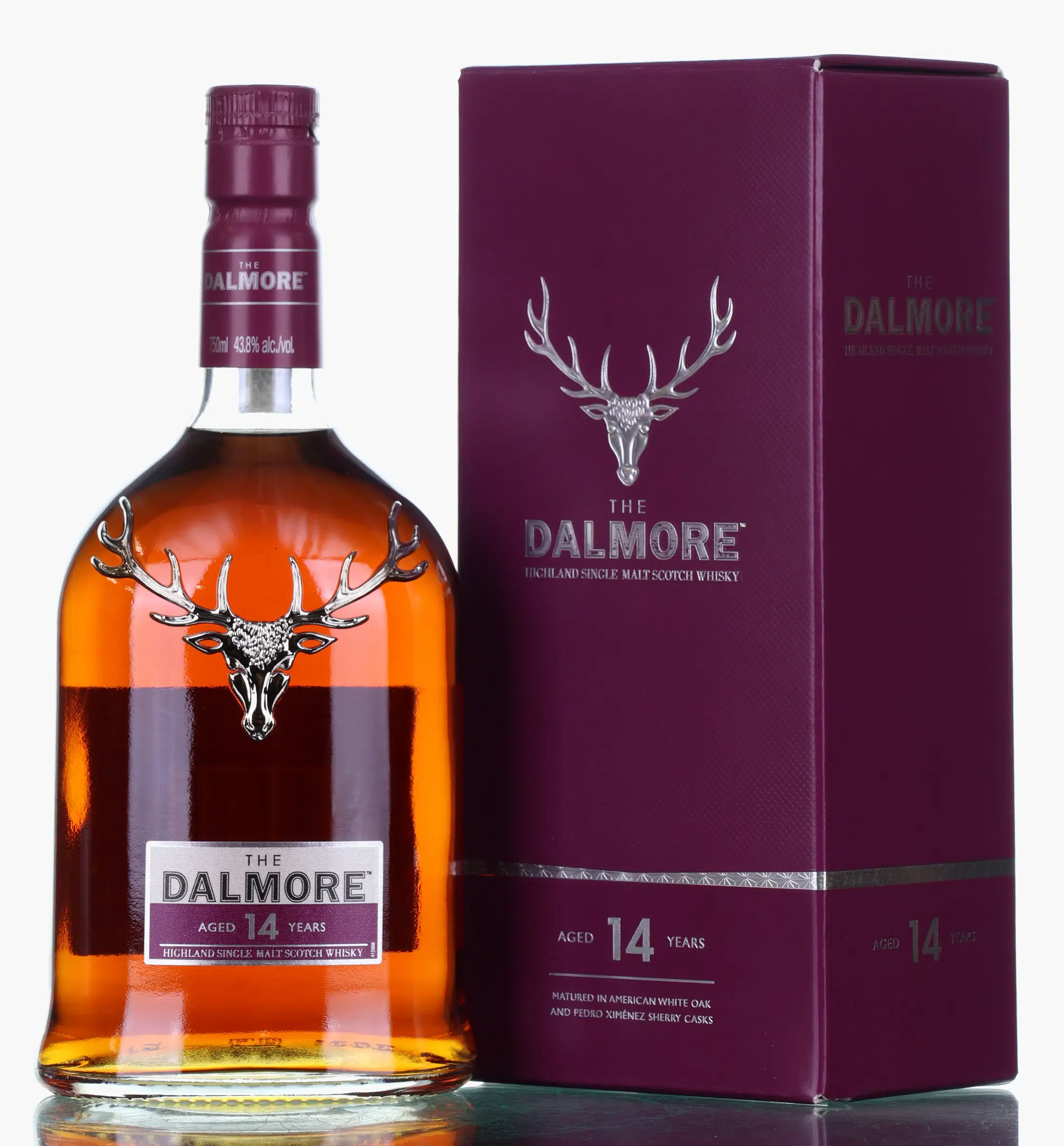 Dalmore 14 Year Old, American White Oak & Pedro Ximénez Sherry Cask, 2022, 43.8% whisky bottle
