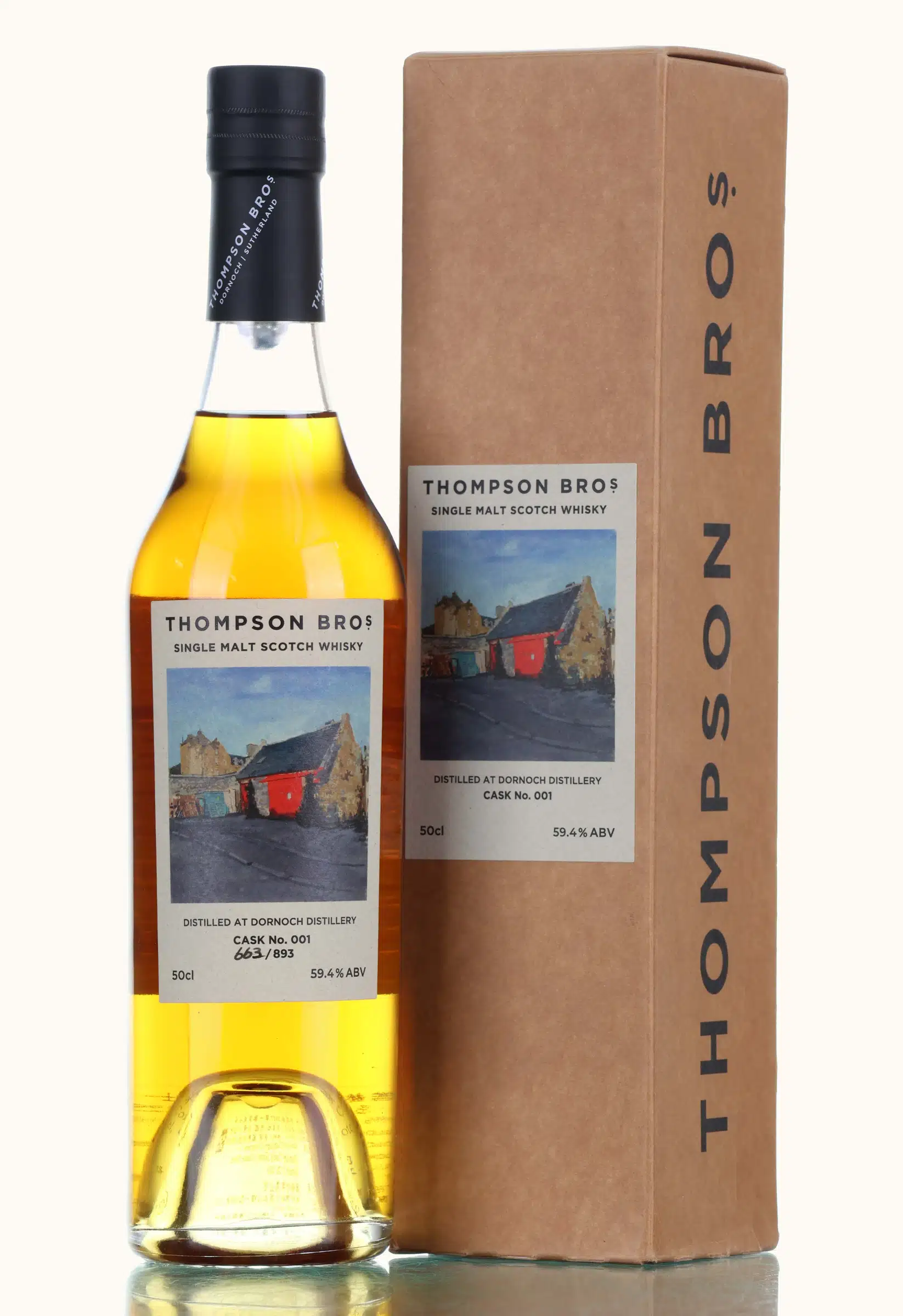 Dornoch Inaugural Release 3 Year Old, Oloroso Cask, Cask #001, 2020, 59.4% whisky bottle