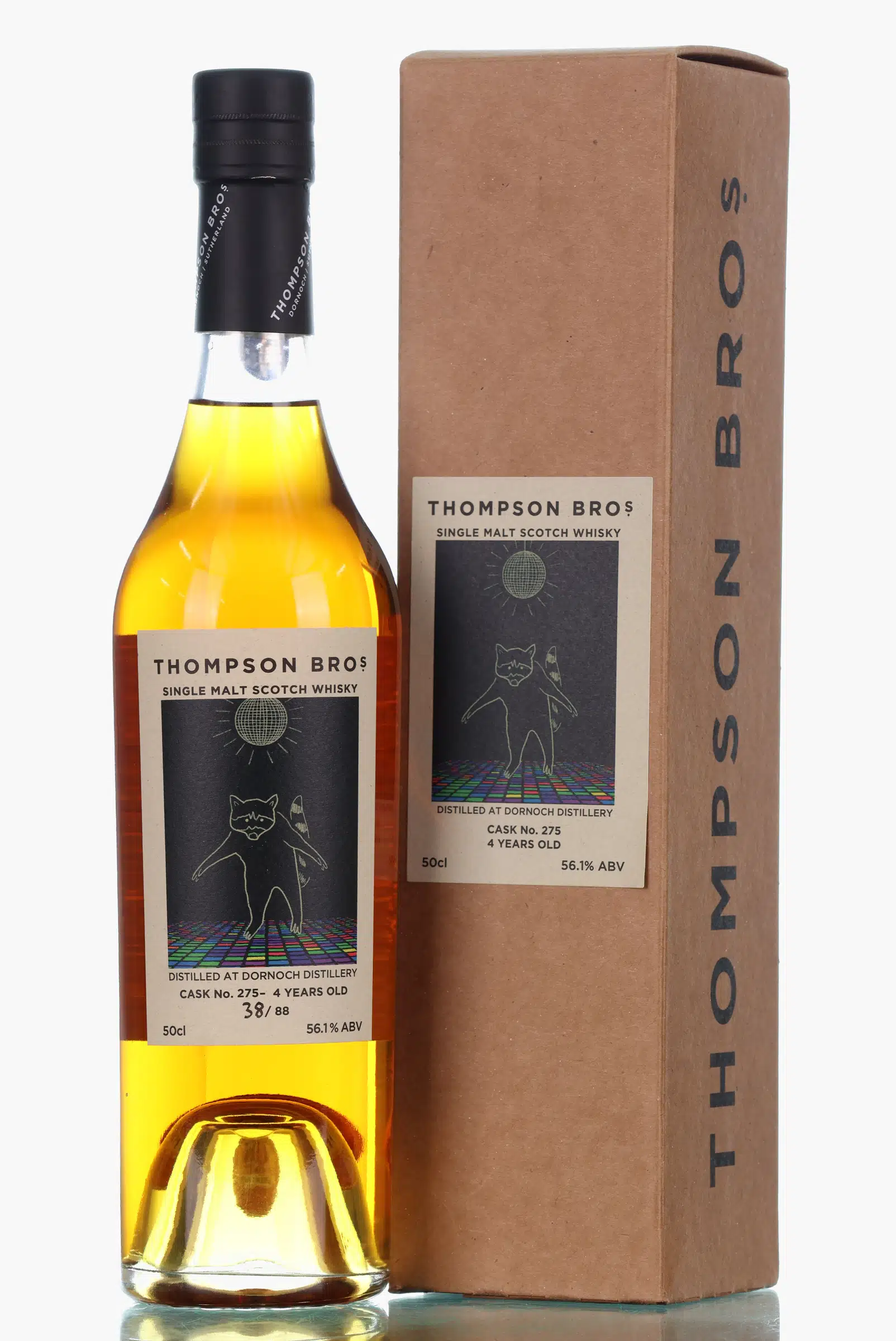 Dornoch Thompson Bros 4 Year Old, Refill Oloroso Octave Cask, Cask #275, 2023, 56.1% whisky bottle